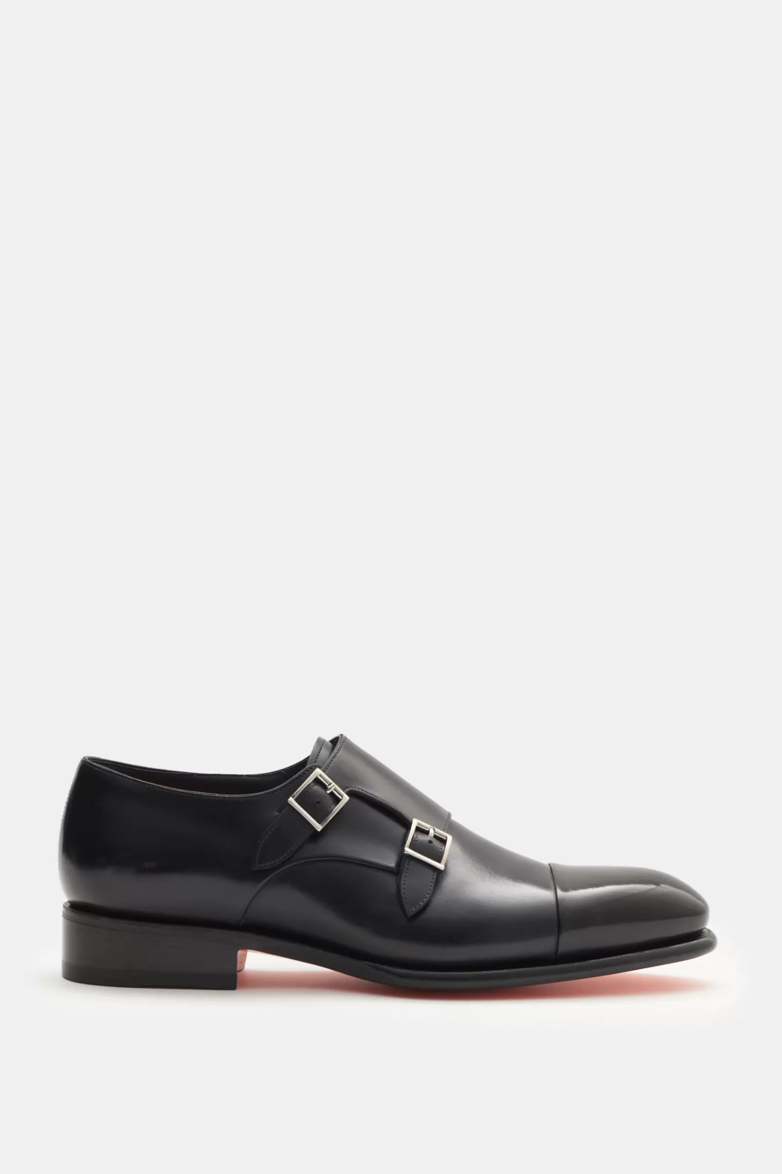 Double Monk Shoes Black^Santoni Sale