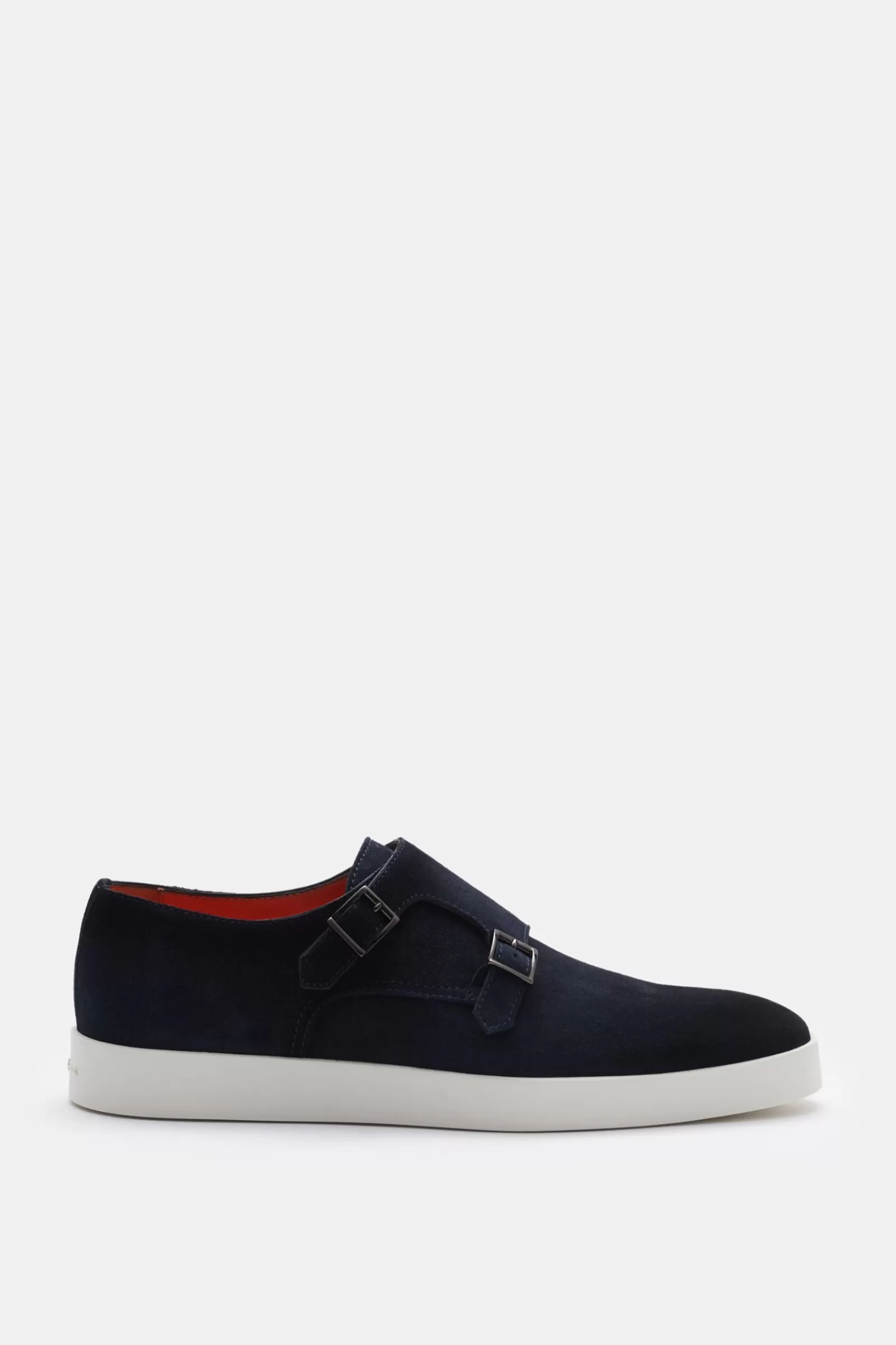 Double Monk Shoes Navy^Santoni Fashion