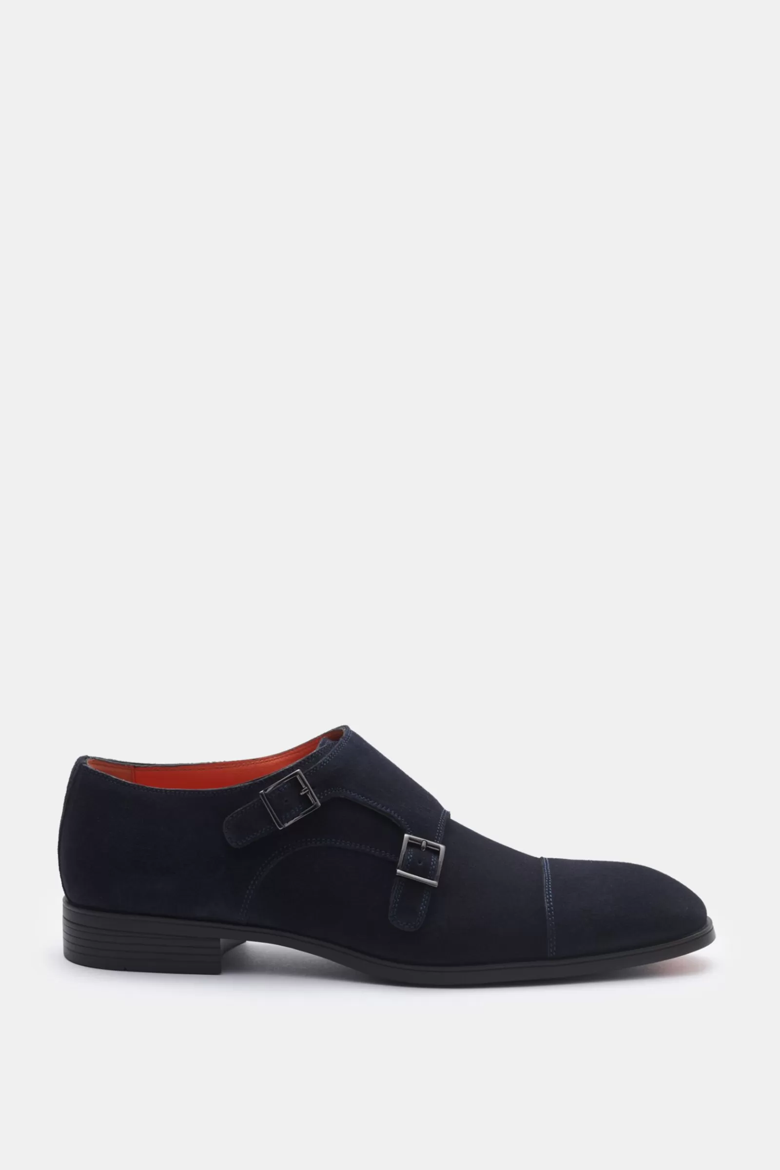 Double Monk Shoes Navy^Santoni Discount