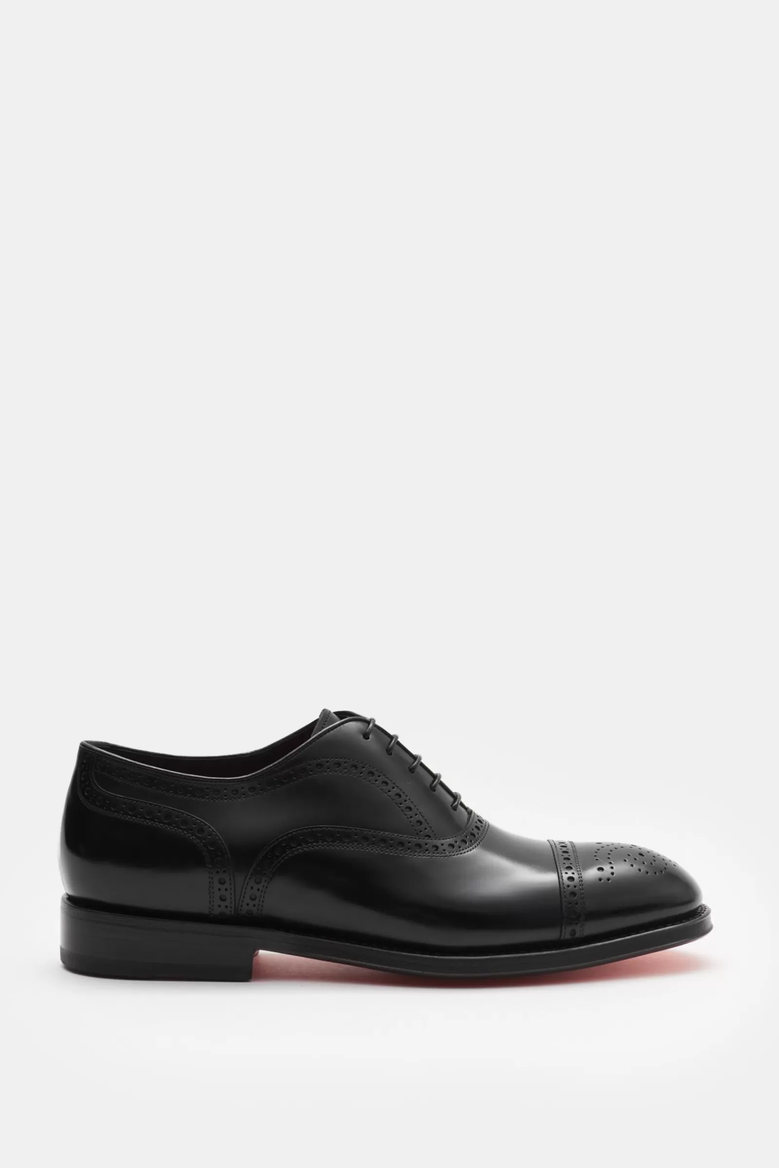 Half Brogue Black^Santoni New