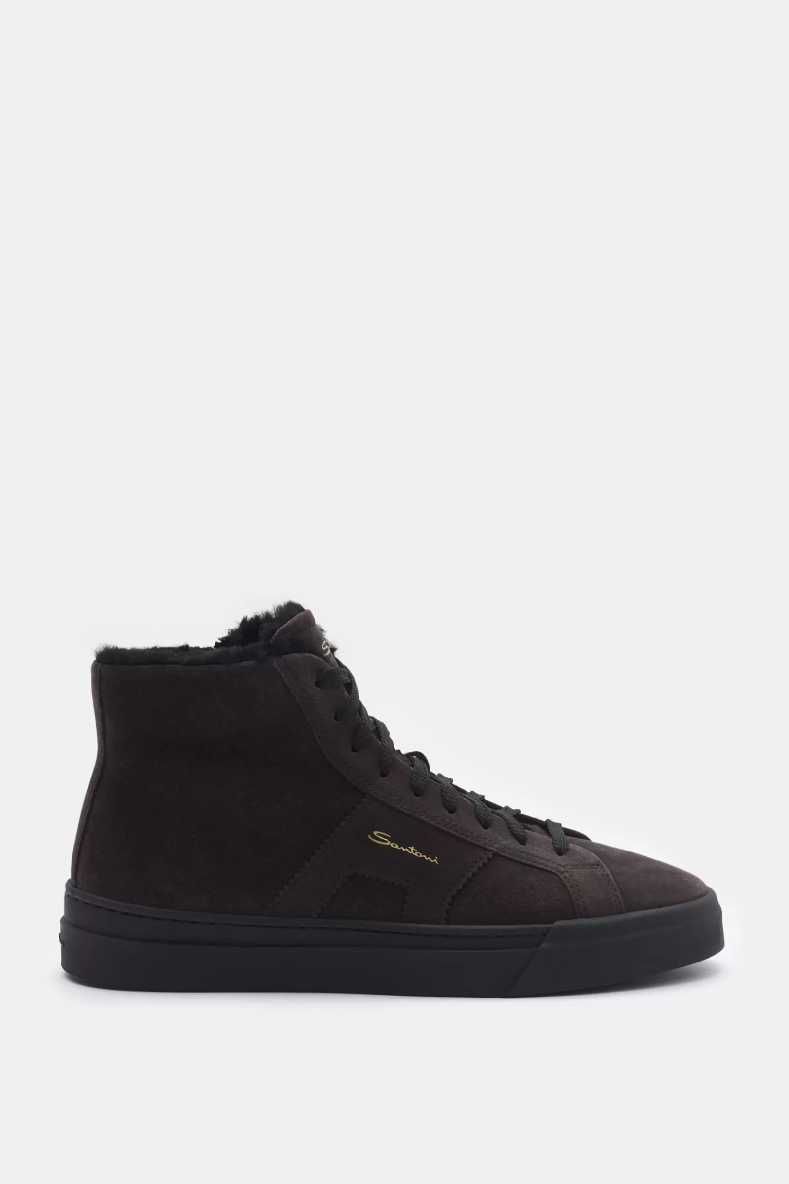 High Top Sneakers 'Double Buckle' Anthracite^Santoni Hot