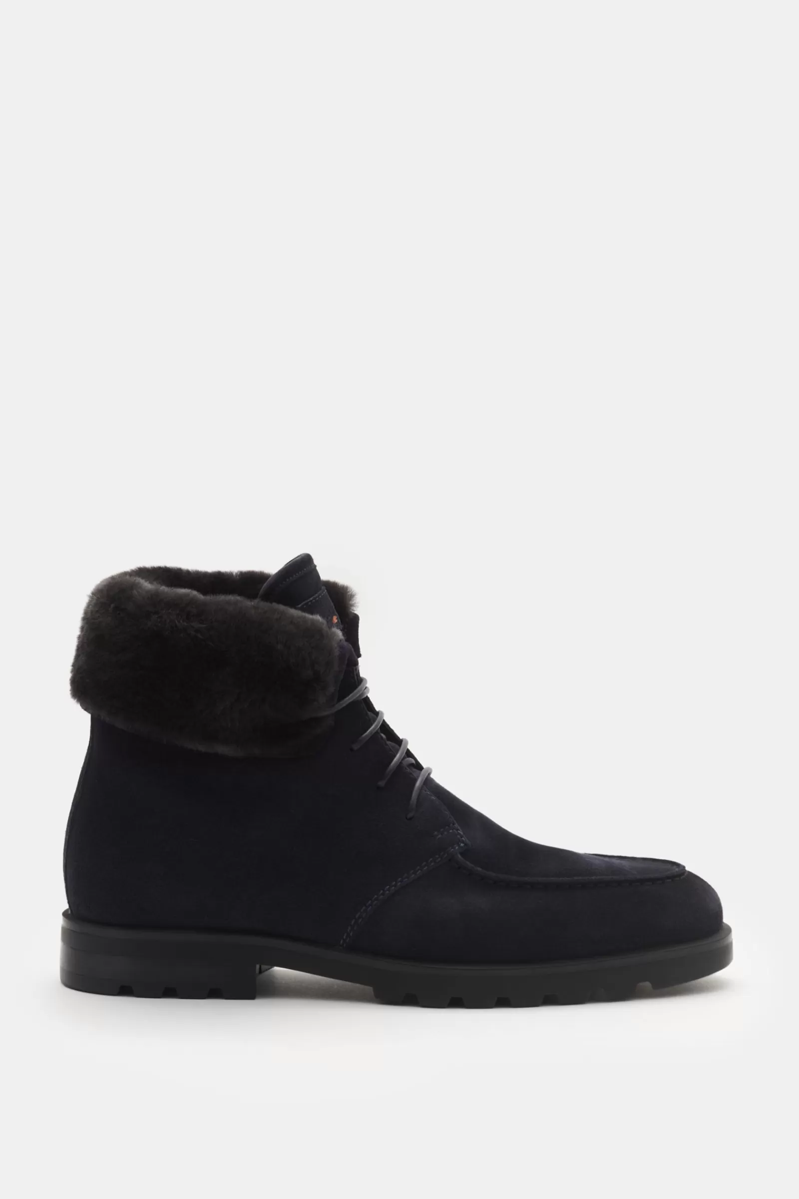 Lace-Up Boots Navy^Santoni Hot