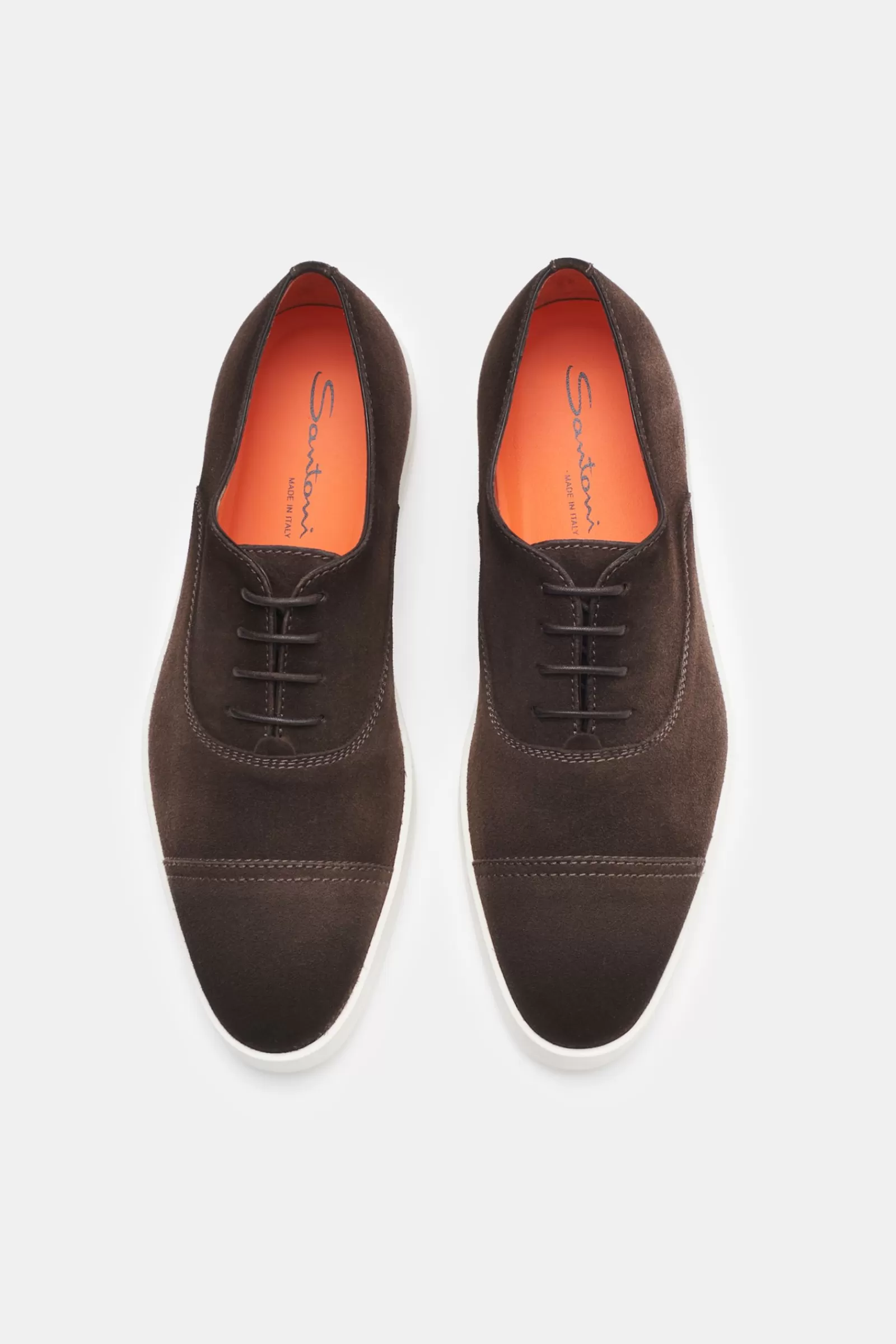 Oxford Shoes Dark Brown^Santoni Fashion