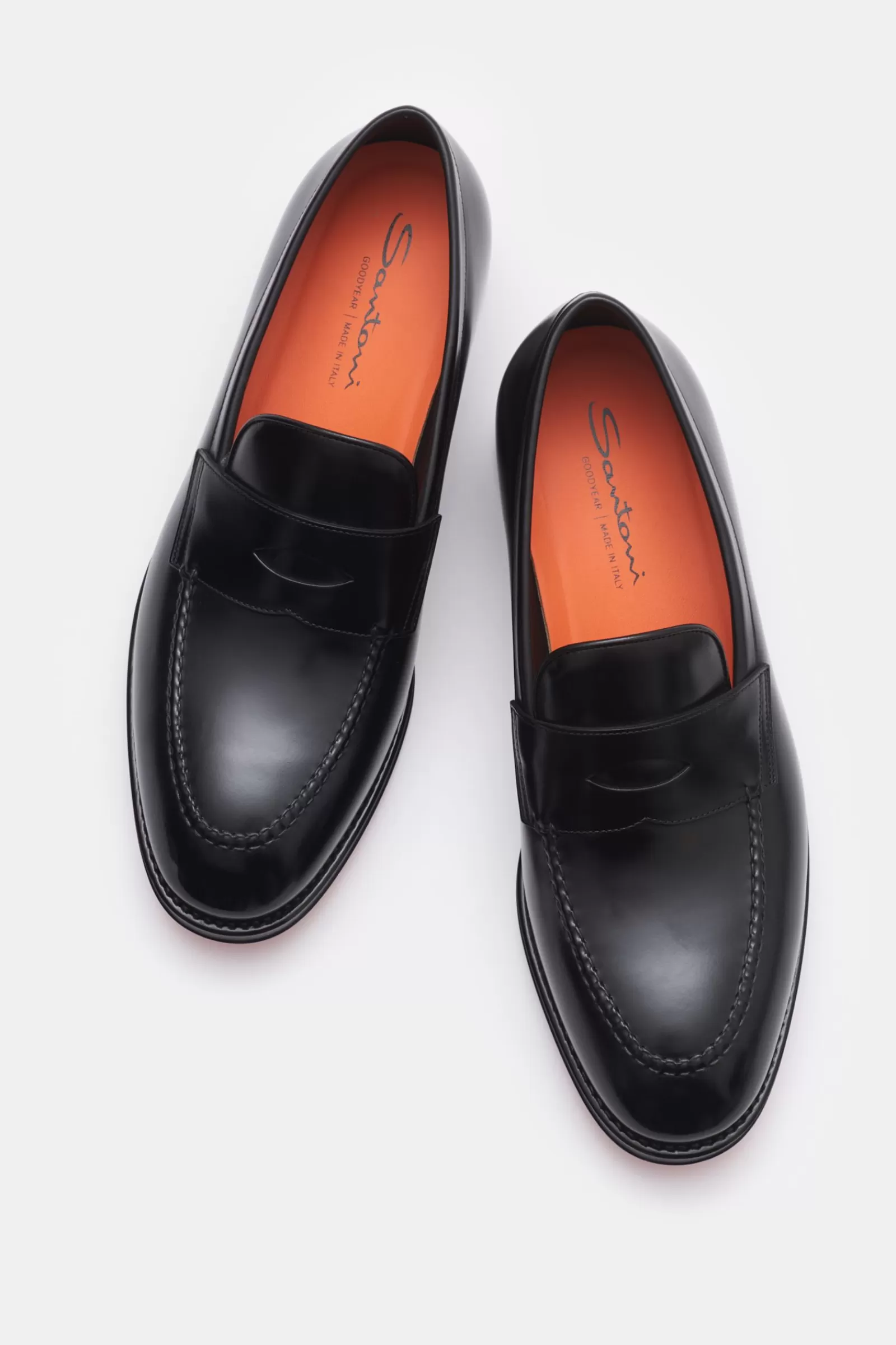 Penny Loafers Black^Santoni Cheap