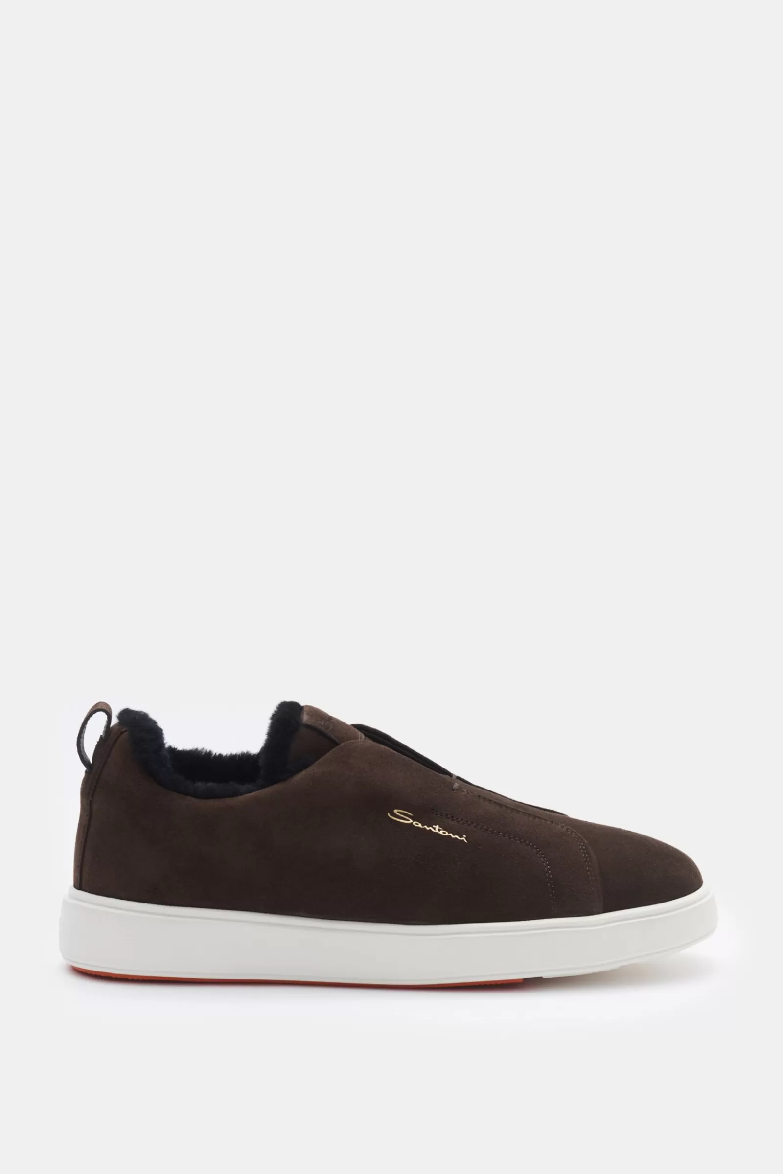 Slip-On Sneakers Dark Brown^Santoni Outlet