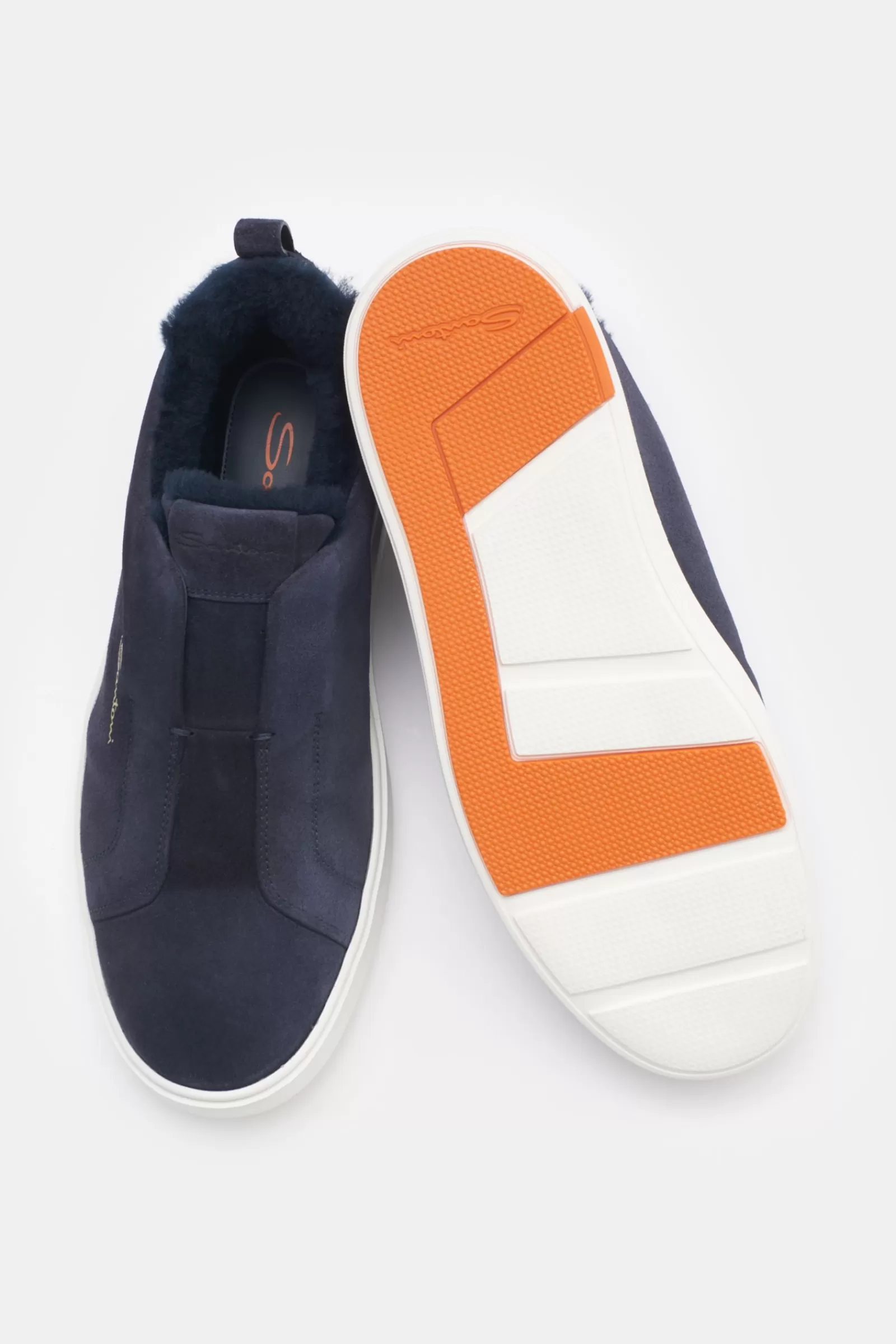 Slip-On Sneakers Navy^Santoni Flash Sale