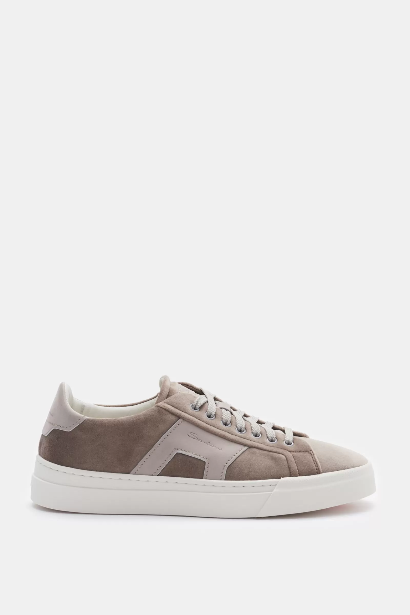 Sneakers 'Double Buckle' Grey-Brown^Santoni New