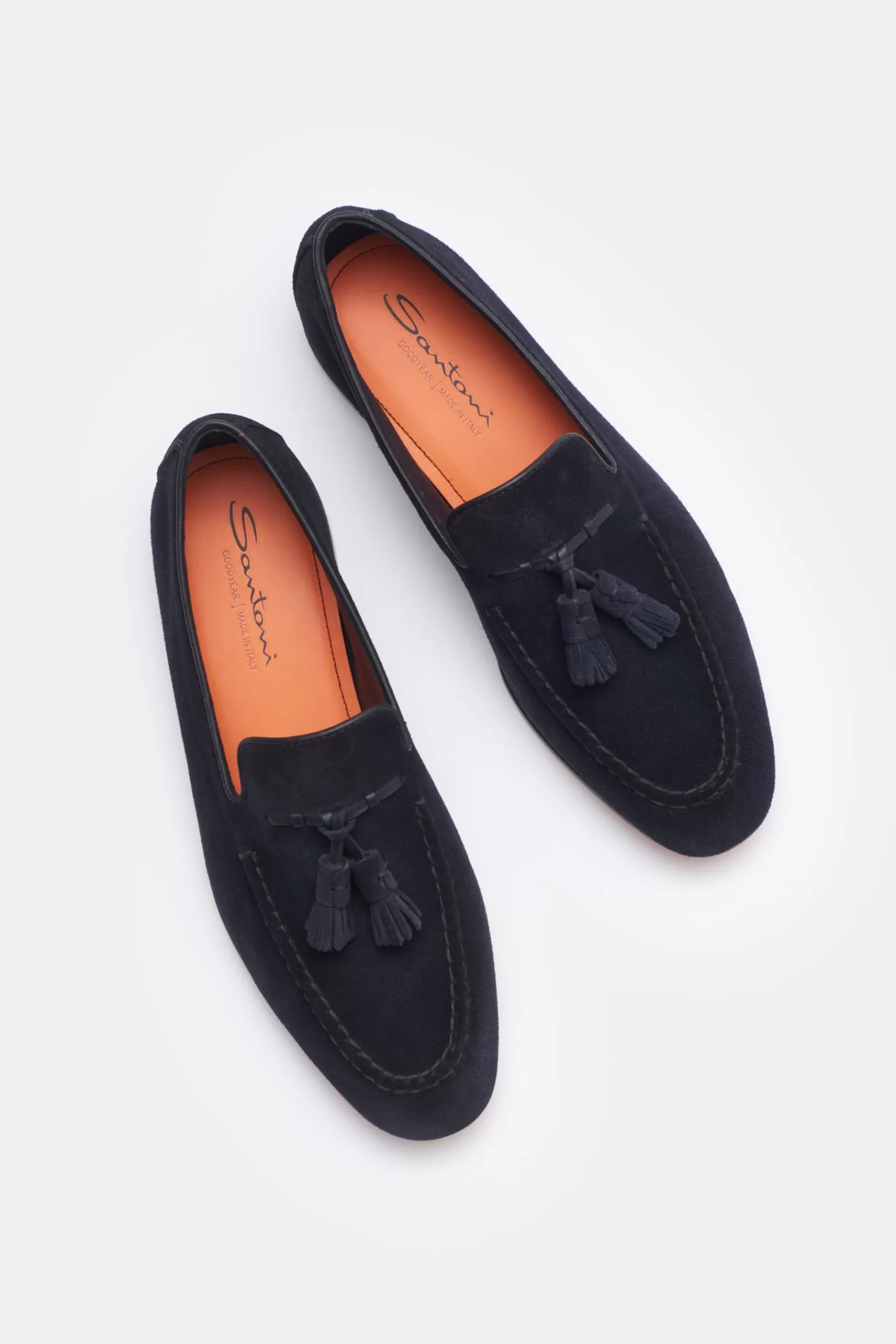 Tassel Loafers Navy^Santoni Online