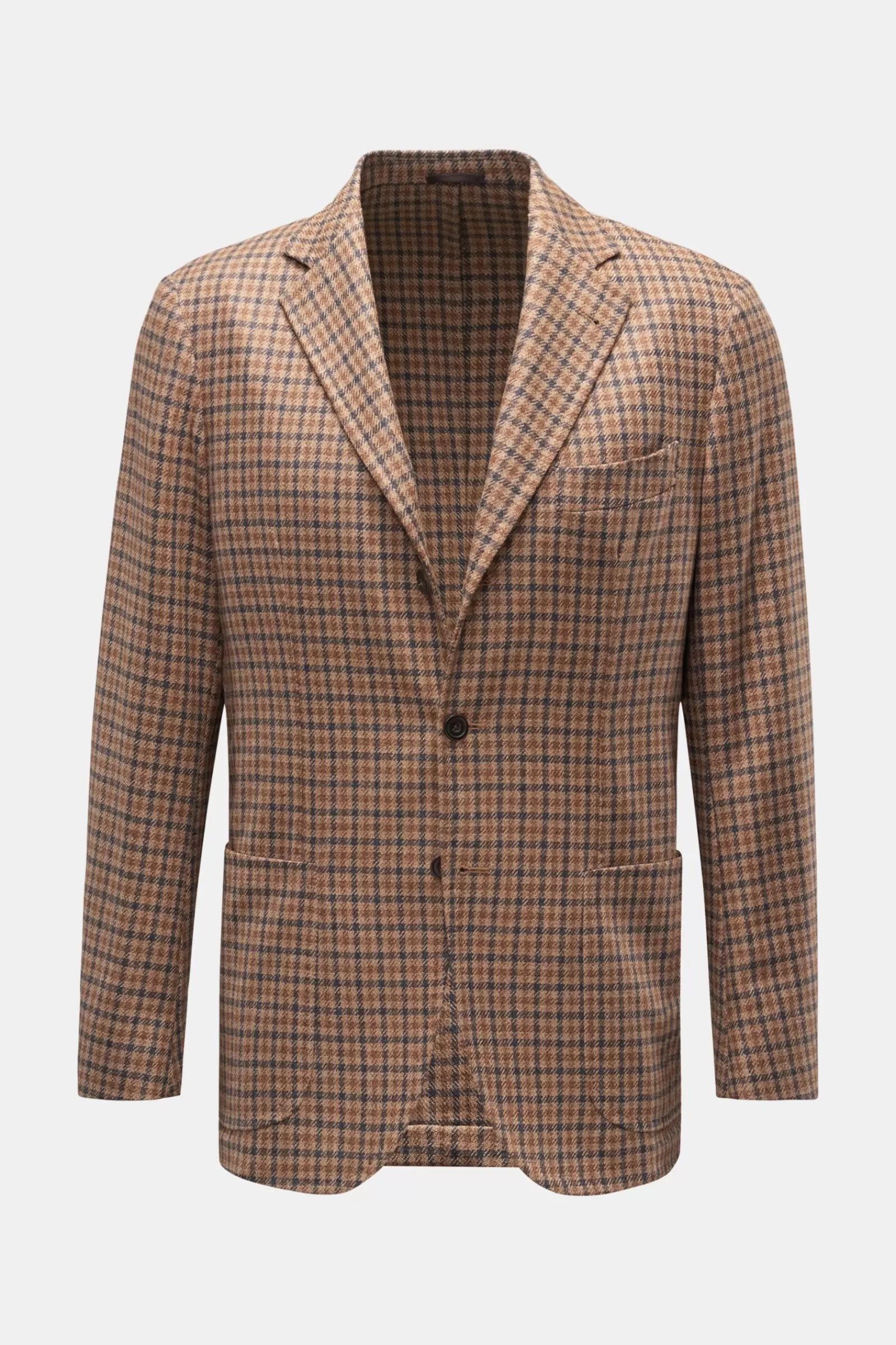 Smart-Casual Jacket Light Brown/Beige/Grey Checked>Sartorio Napoli Online