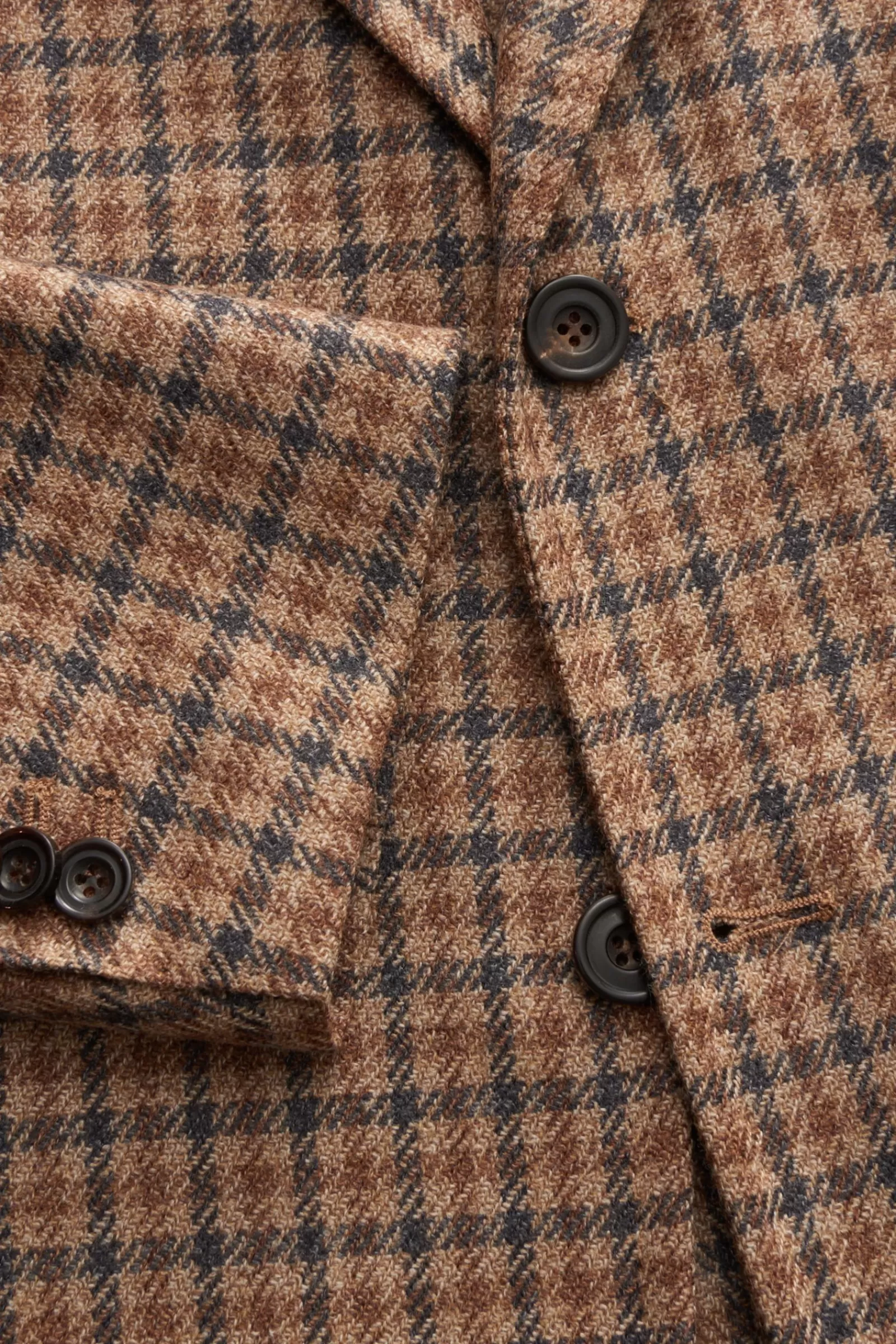 Smart-Casual Jacket Light Brown/Beige/Grey Checked>Sartorio Napoli Online