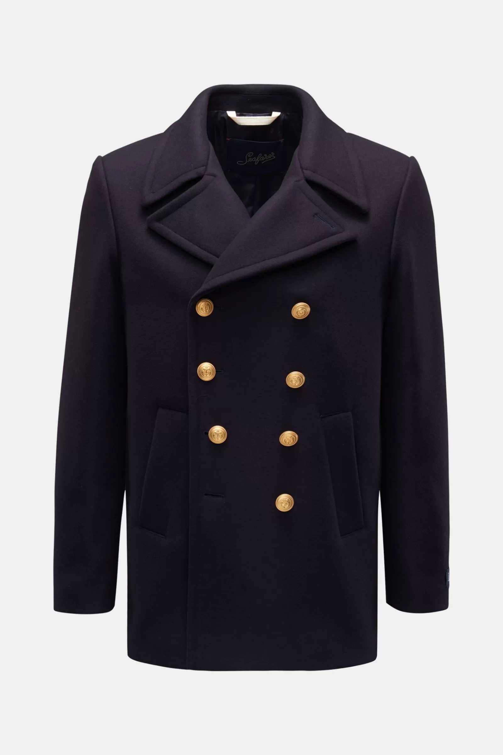 Pea Coat 'Gerald' Navy>Seafarer Hot