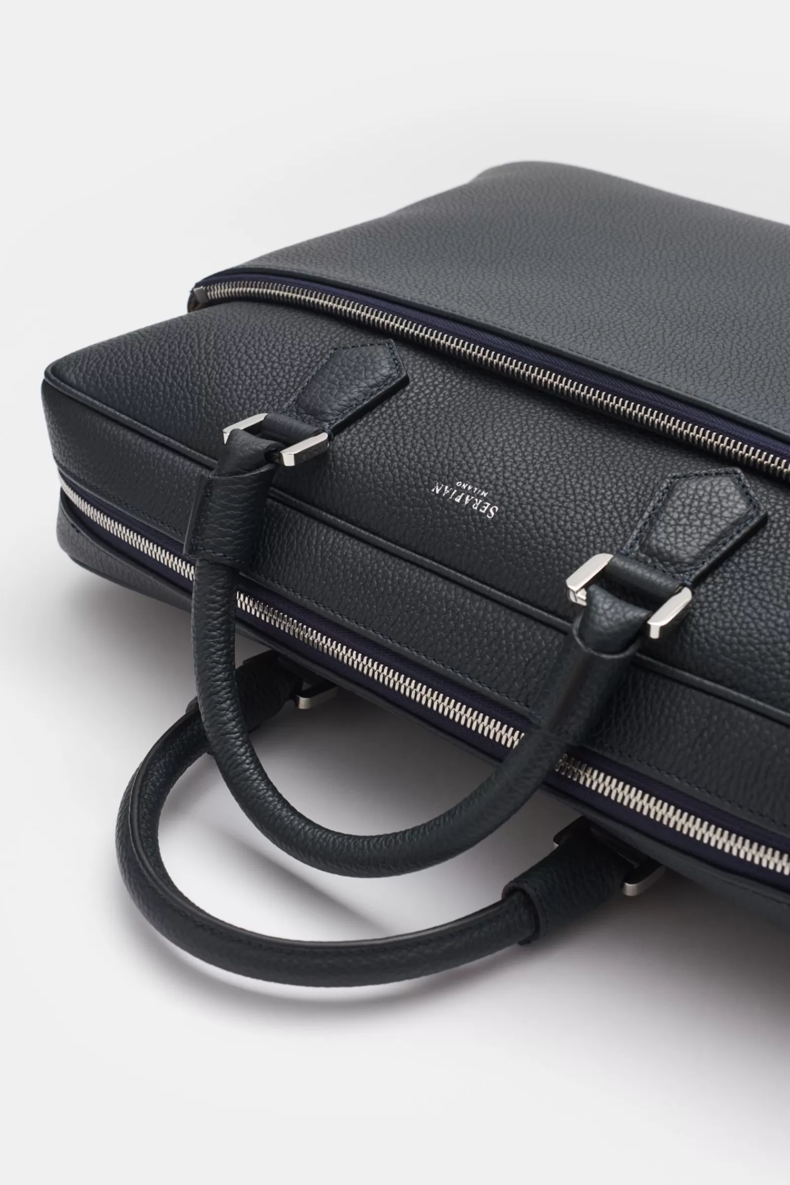 Briefcase Navy^Serapian Online