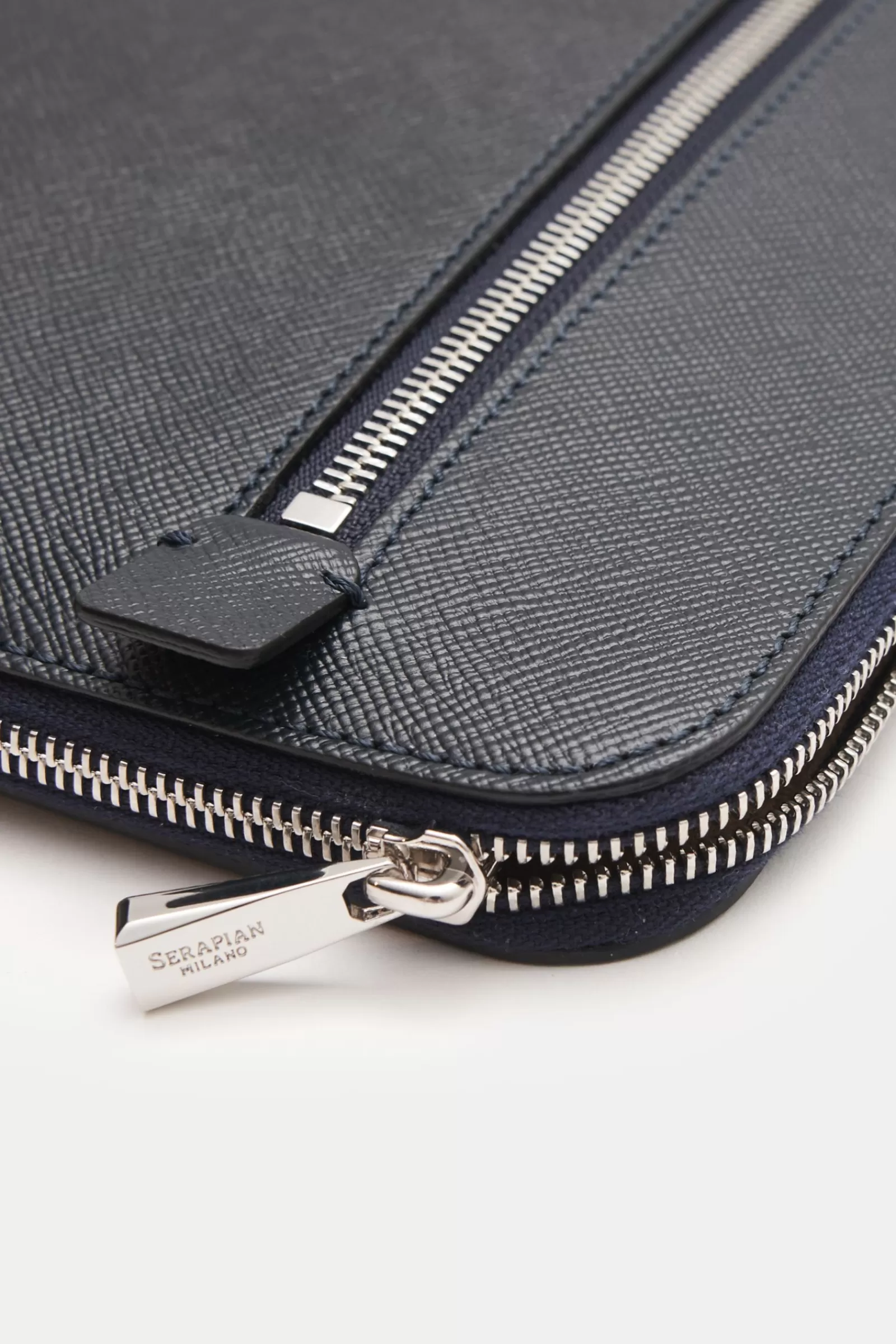 Document Case Dark Navy^Serapian Shop