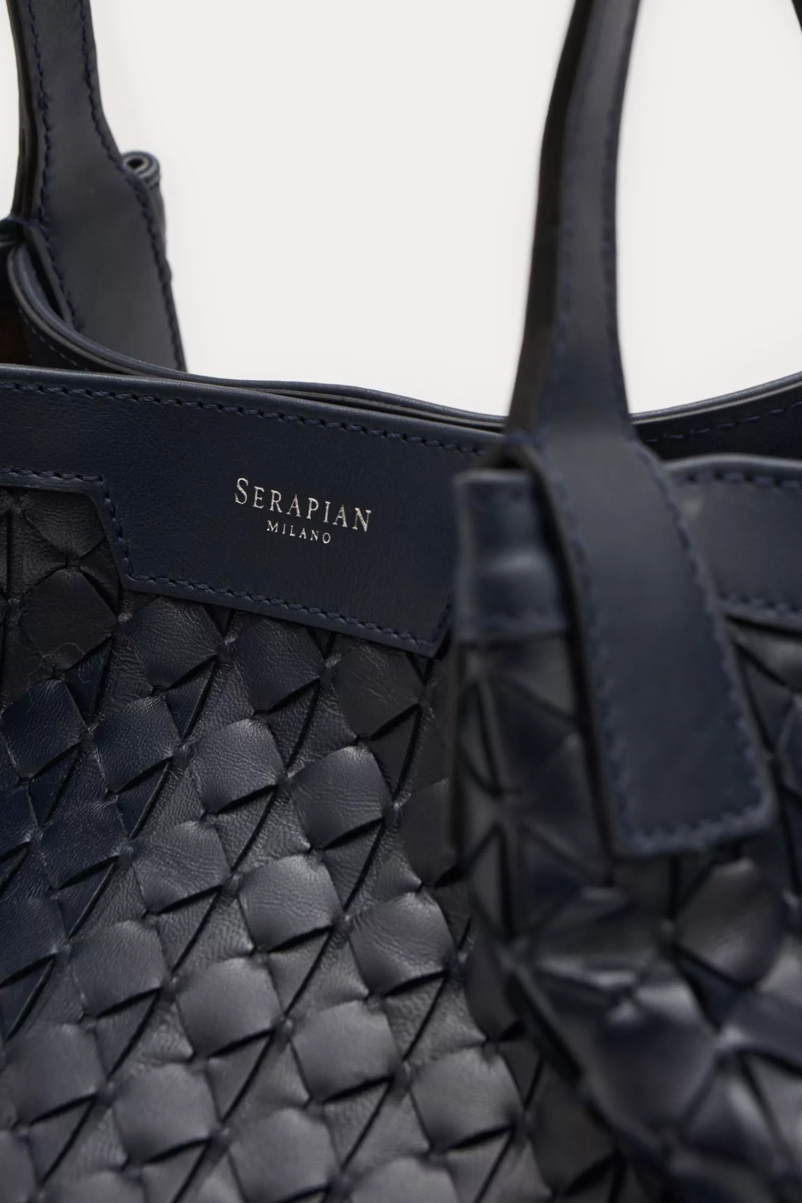 Tote Bag 'secret Mosaico' Navy^Serapian Sale