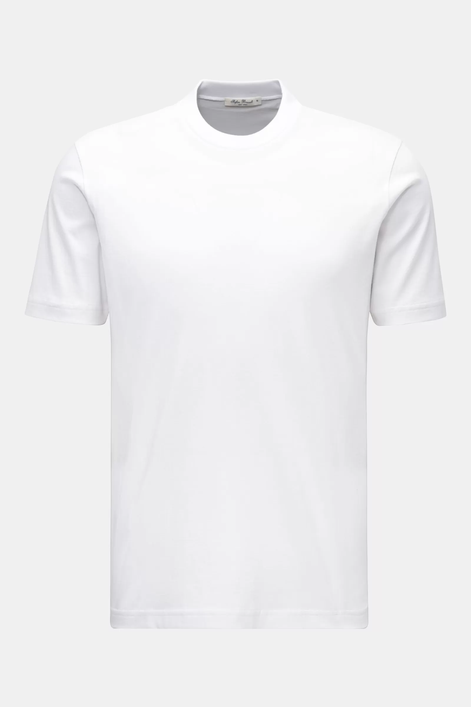 Crew Neck T-Shirt 'Eli' White>Stefan Brandt New