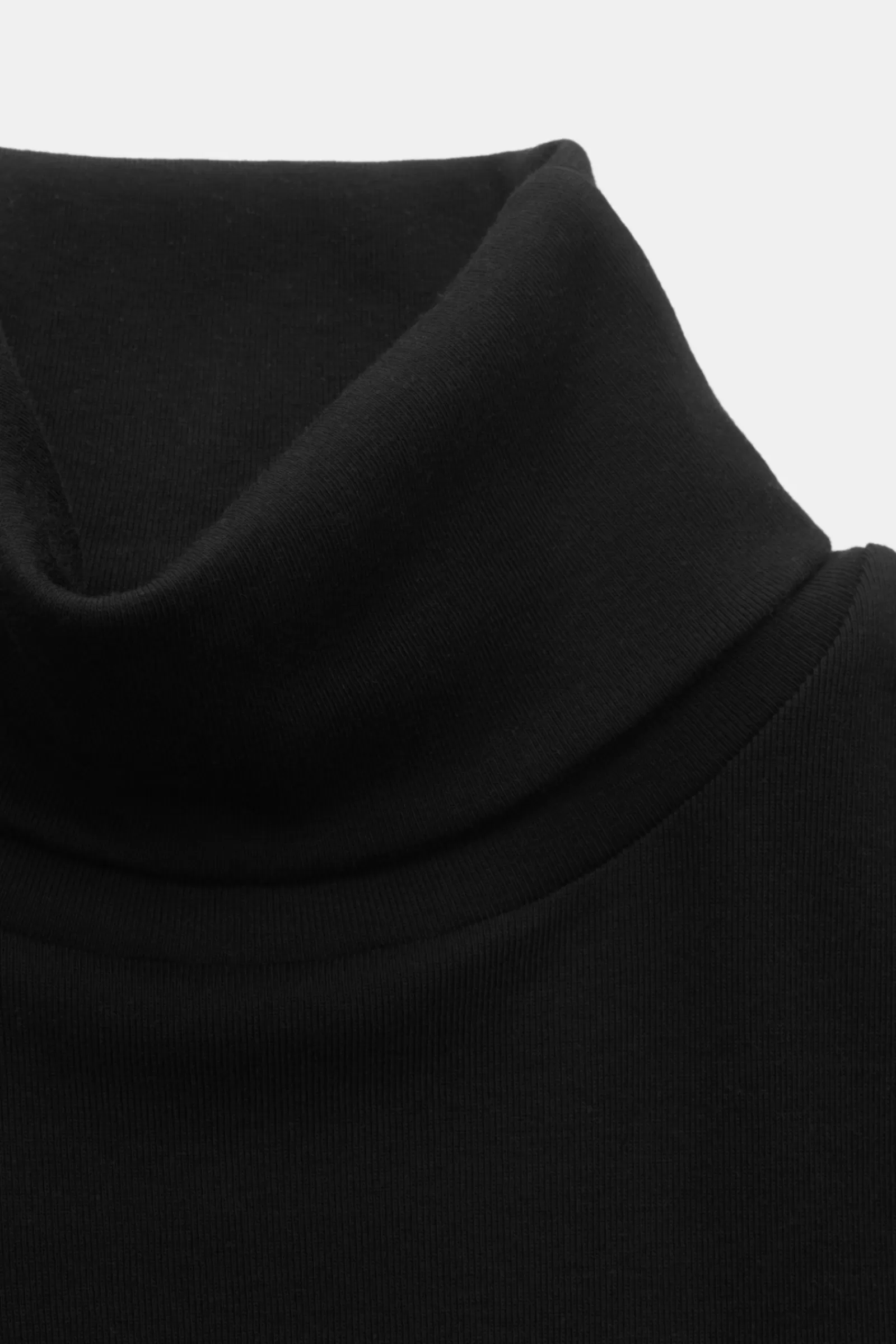 Jersey Turtleneck Jumper 'Eli' Black^Stefan Brandt Flash Sale