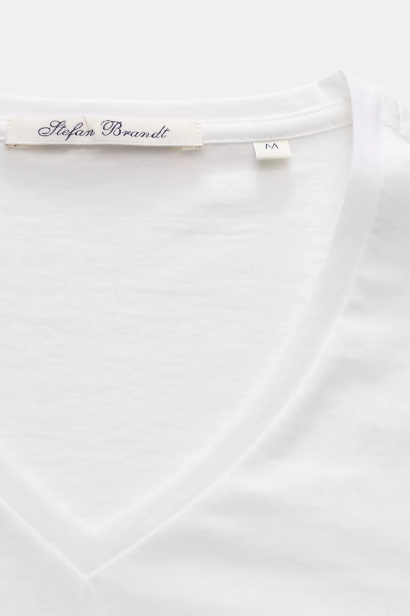 V-Neck Long Sleeve 'Artur' White>Stefan Brandt New