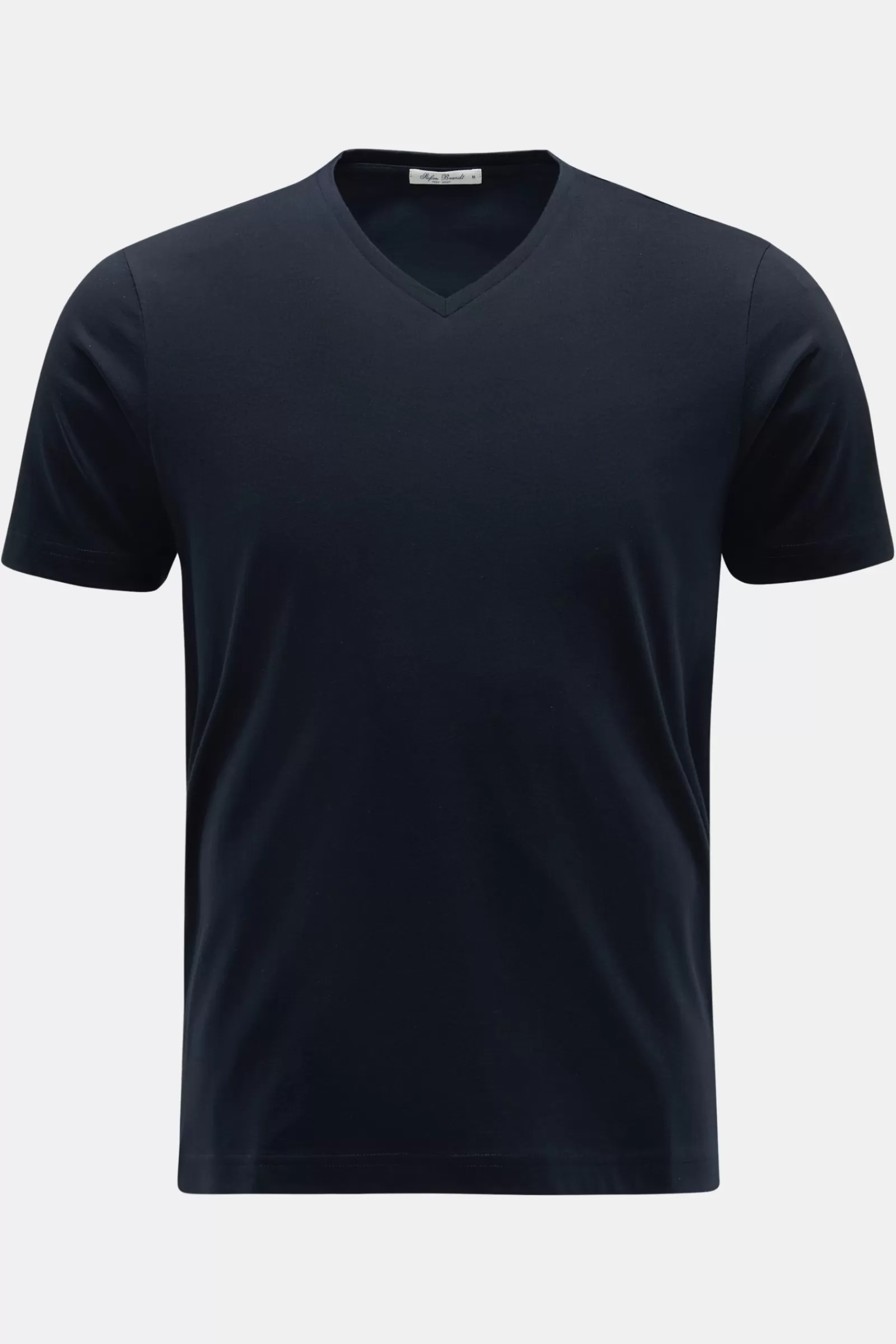 V-Neck T-Shirt 'Artur' Dark Navy>Stefan Brandt Hot