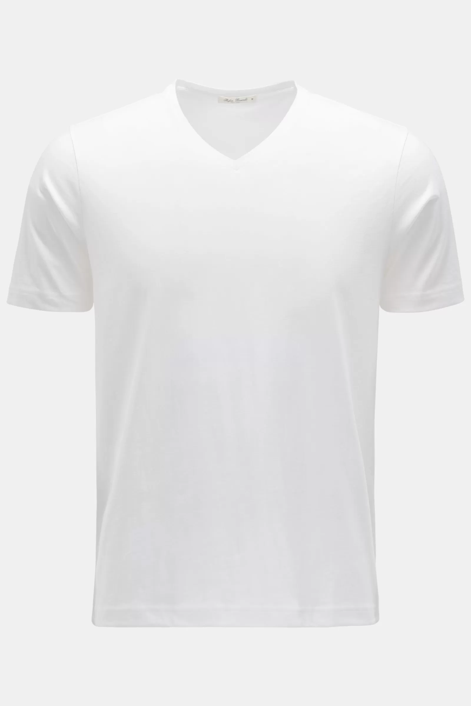 V-Neck T-Shirt 'Artur' White>Stefan Brandt Cheap