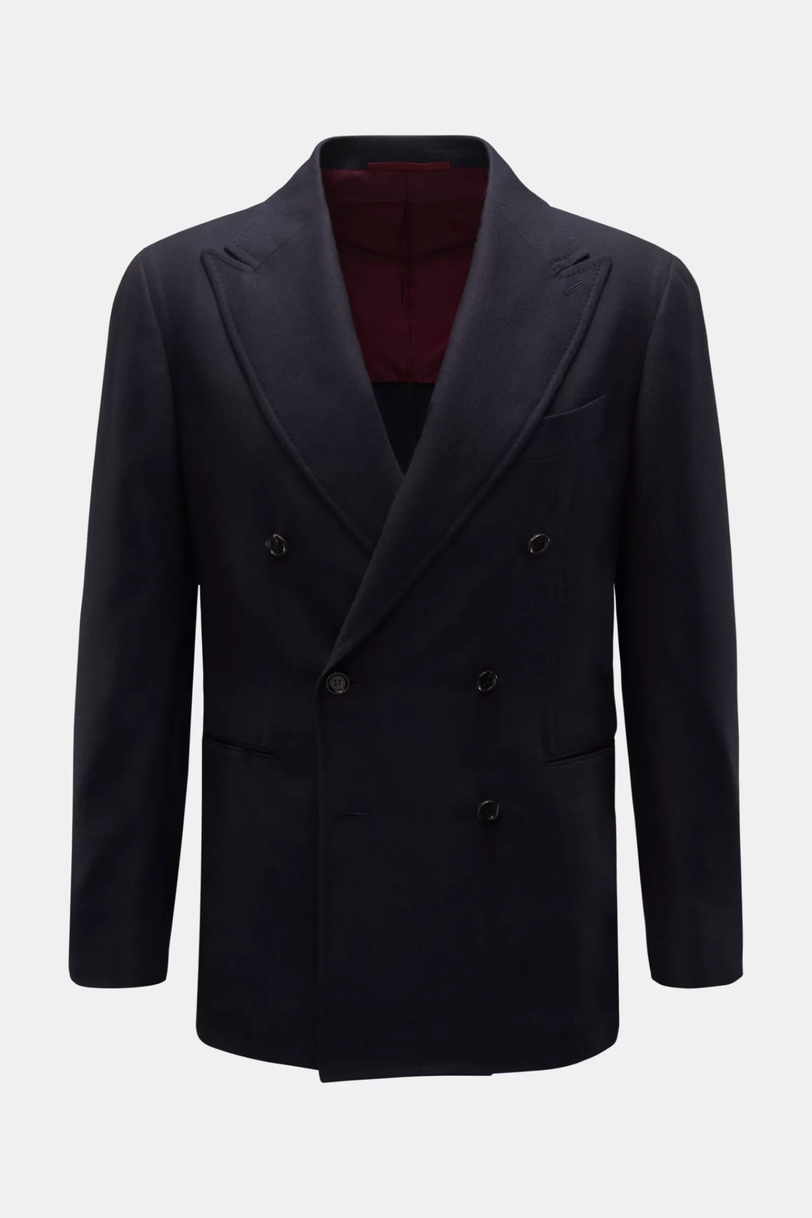 Cashmere Smart-Casual Jacket Dark Navy>Stile Latino Fashion