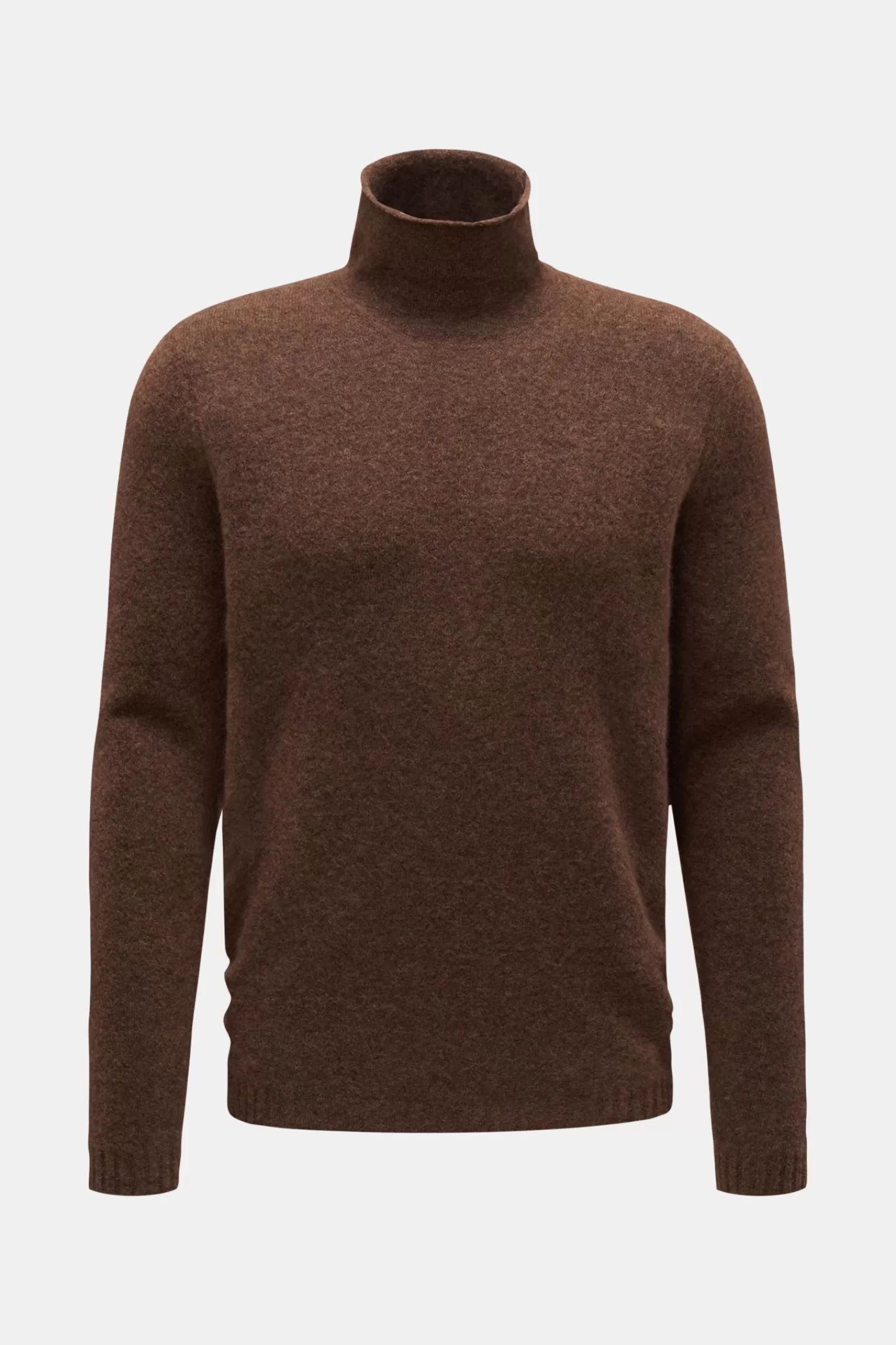 Turtleneck Jumper 'Lupo' Brown^Stile Latino Clearance