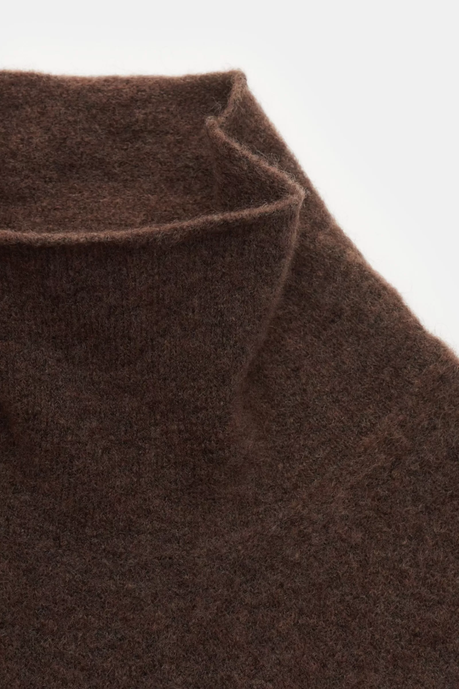 Turtleneck Jumper 'Lupo' Brown^Stile Latino Clearance