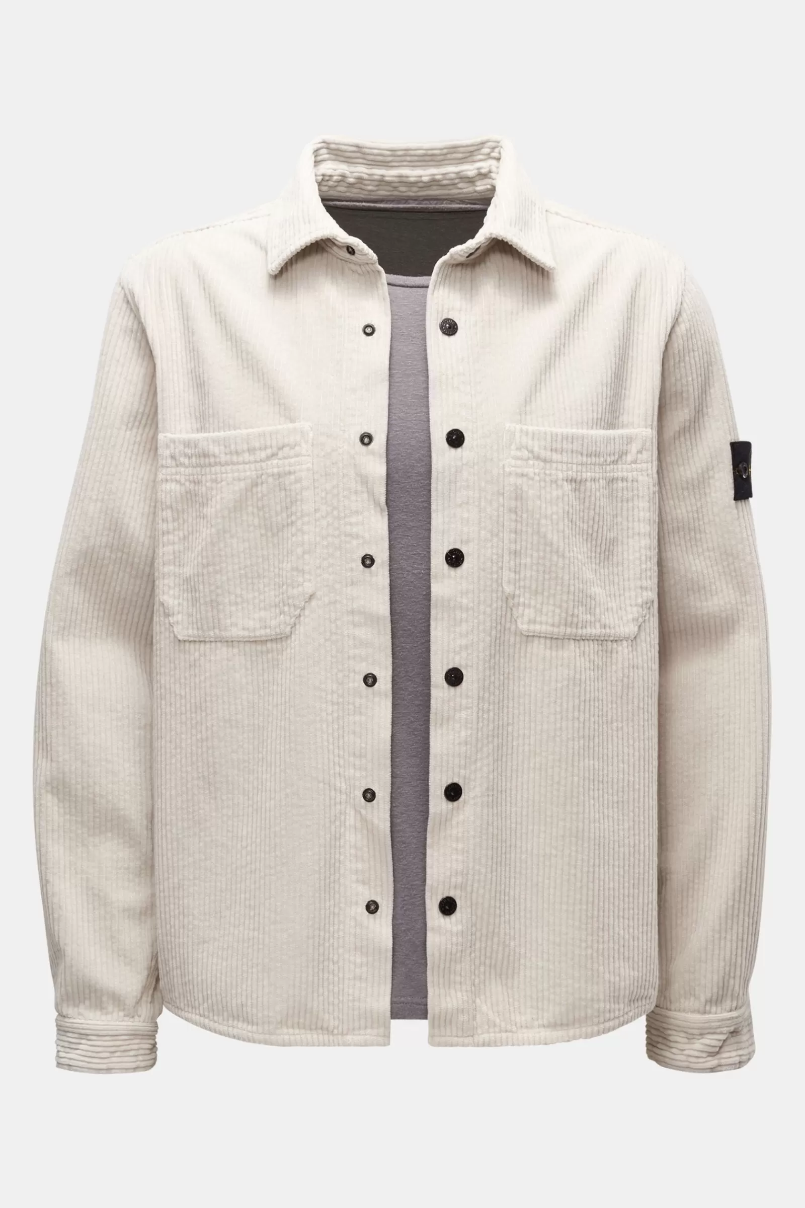 Corduroy Overshirt Beige>Stone Island Store