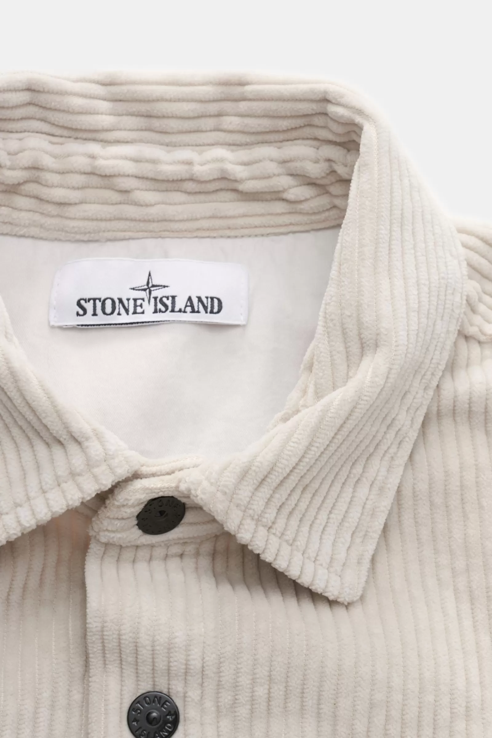 Corduroy Overshirt Beige>Stone Island Store