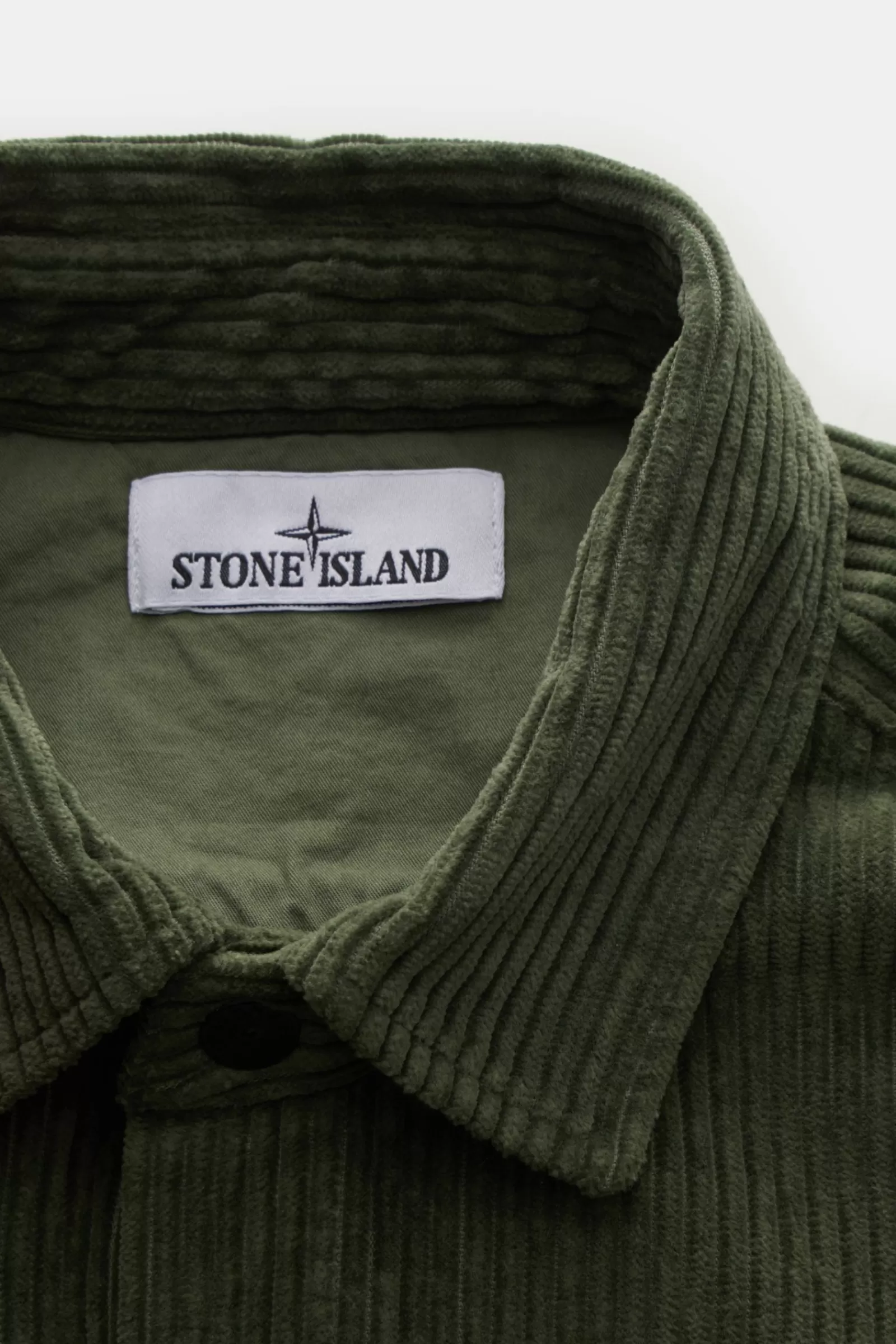 Corduroy Overshirt Grey-Green>Stone Island Flash Sale