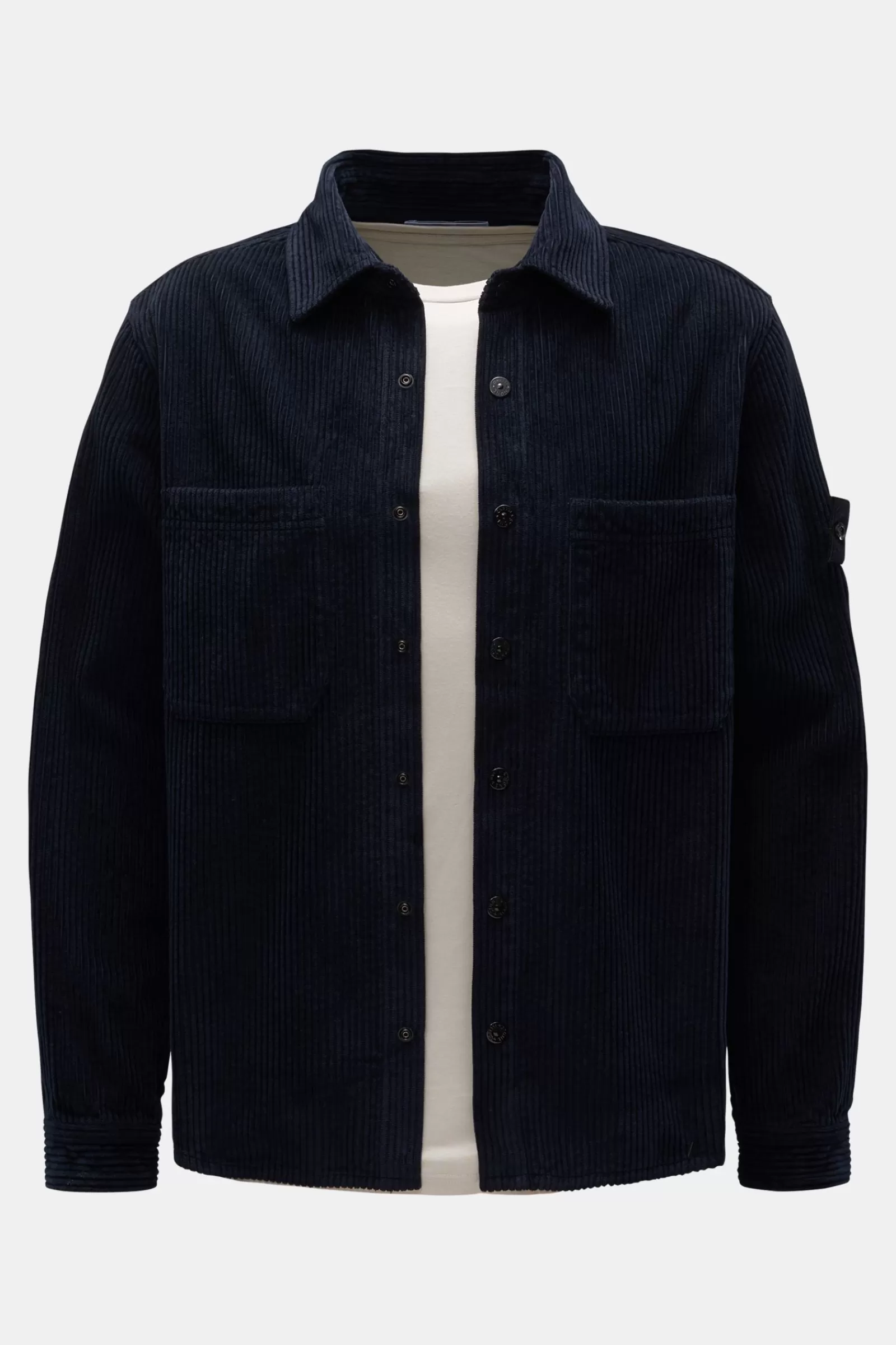 Corduroy Overshirt Navy>Stone Island Cheap