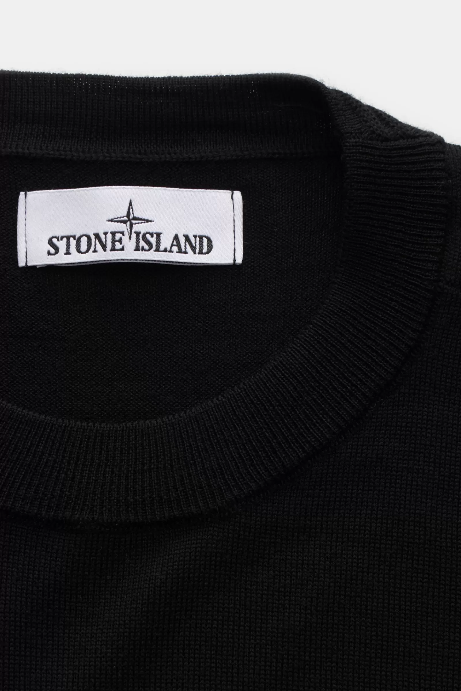 Crew Neck Jumper Black^Stone Island Sale