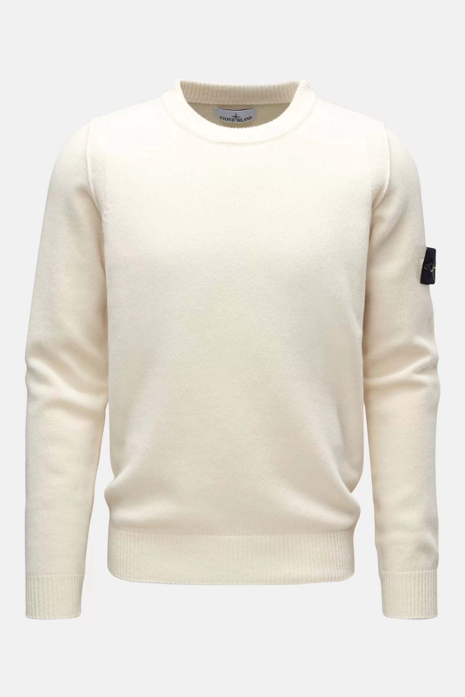 Crew Neck Jumper Cream^Stone Island Store