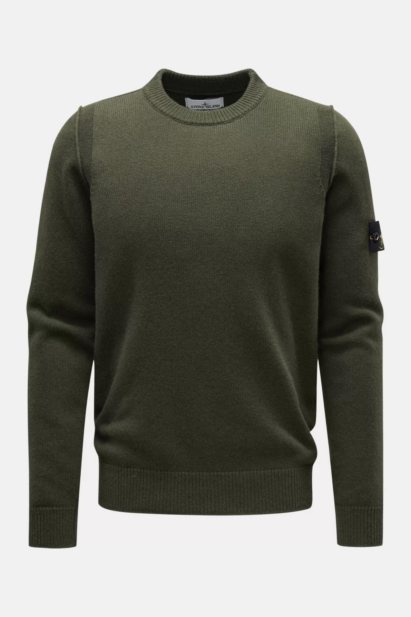 Crew Neck Jumper Dark Olive^Stone Island Store