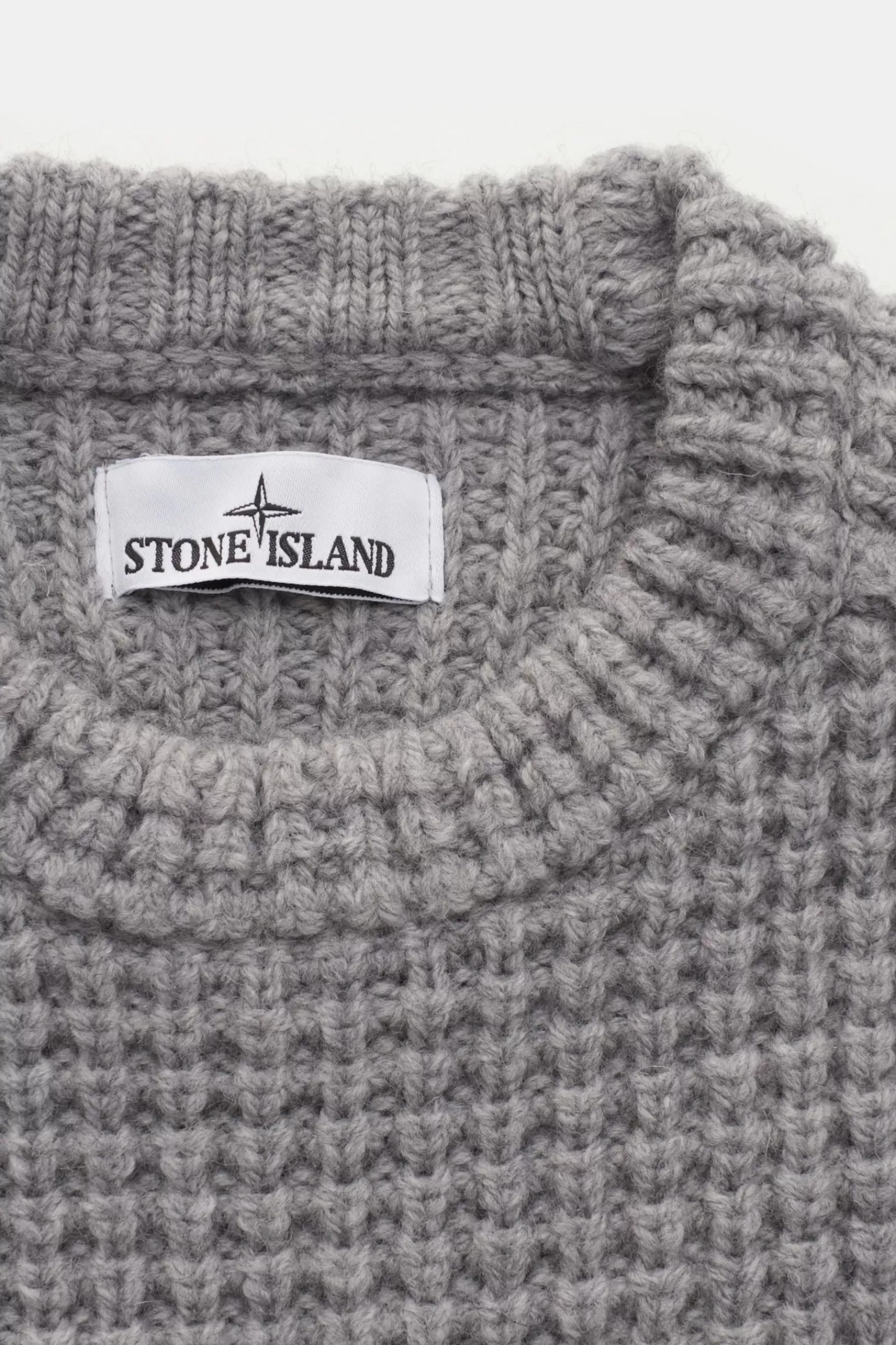 Crew Neck Jumper Grey^Stone Island Outlet