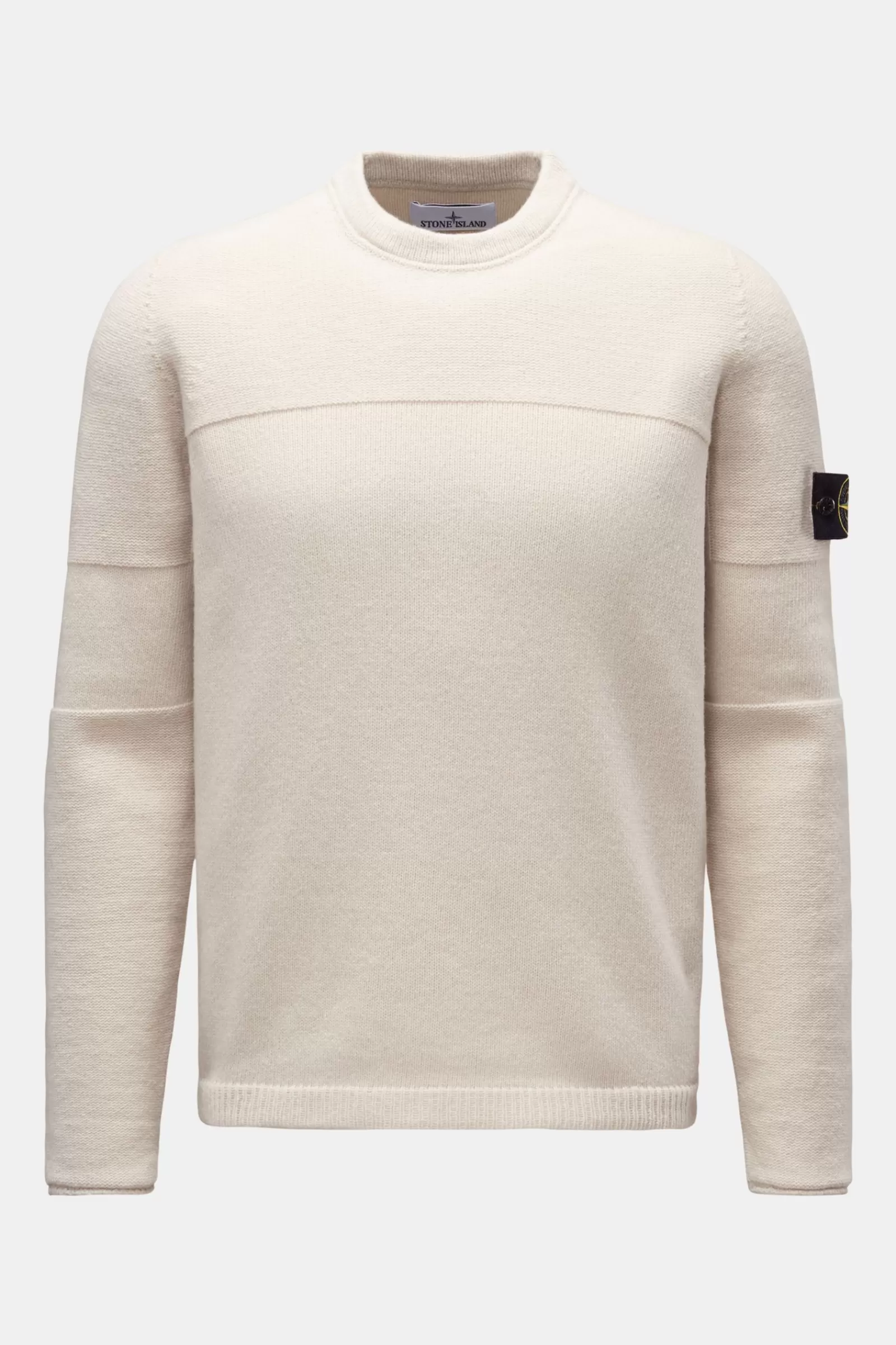 Crew Neck Jumper 'Lambswool' Cream^Stone Island Best Sale