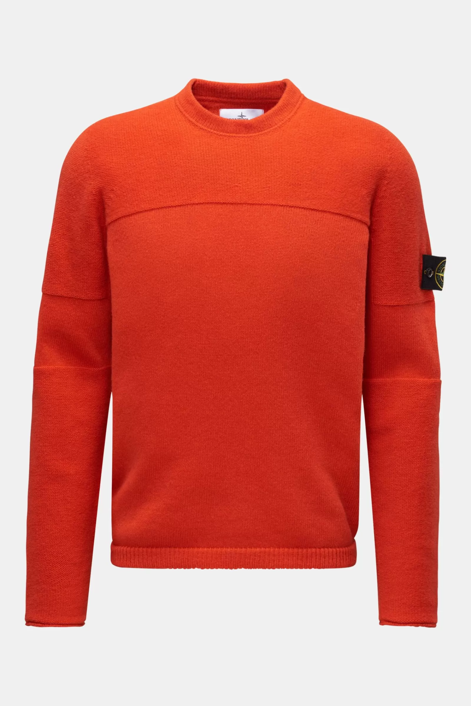 Crew Neck Jumper 'Lambswool' Orange^Stone Island New