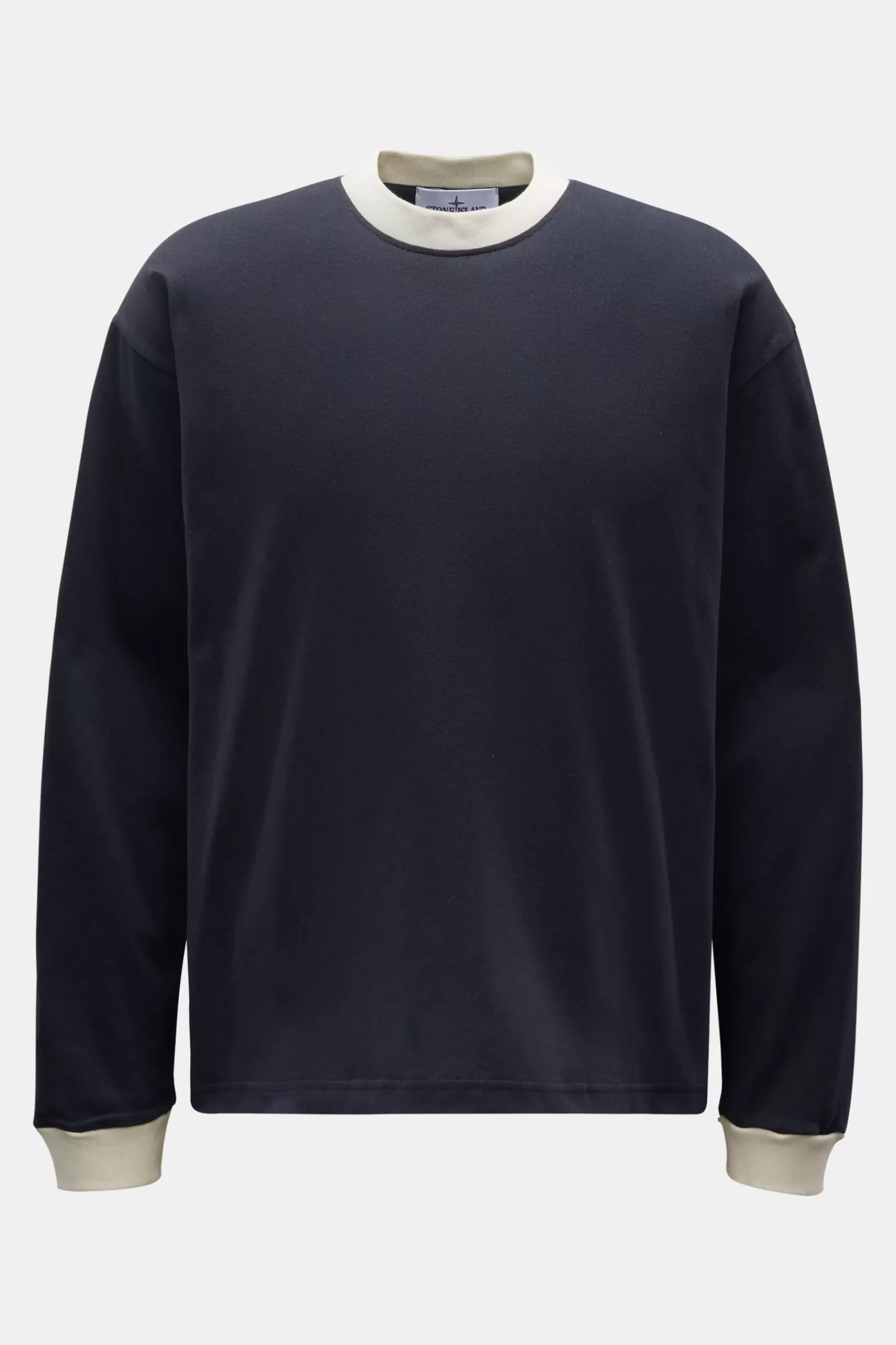 Crew Neck Long Sleeve 'Marina' Navy>Stone Island Online