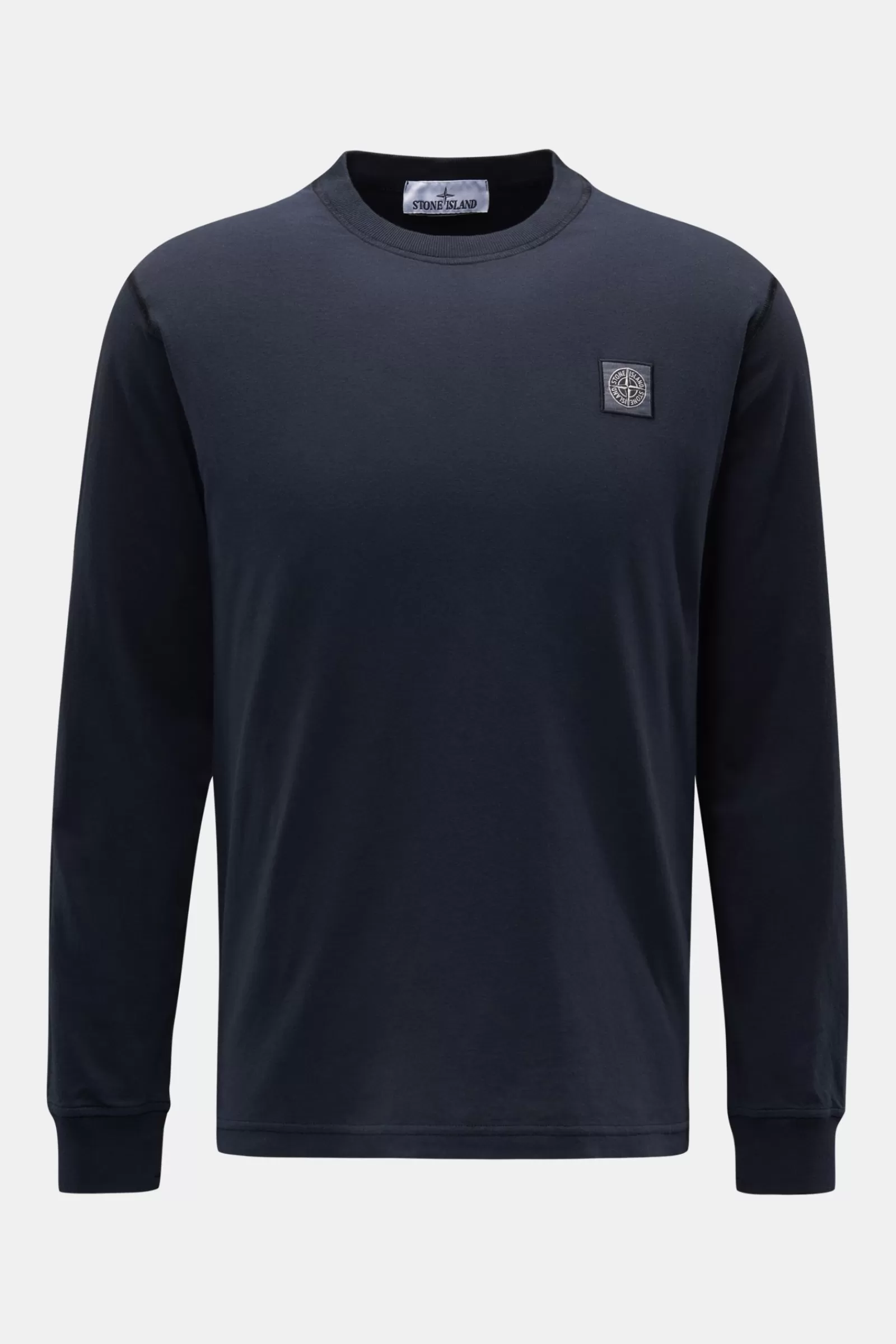 Crew Neck Long Sleeve Navy^Stone Island Cheap