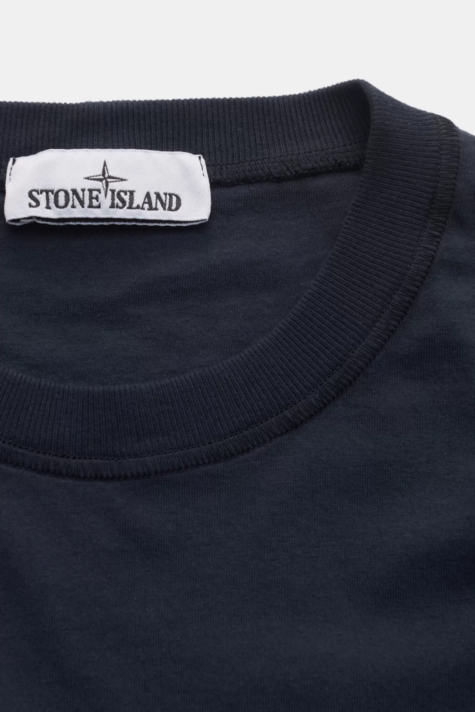 Crew Neck Long Sleeve Navy^Stone Island Cheap