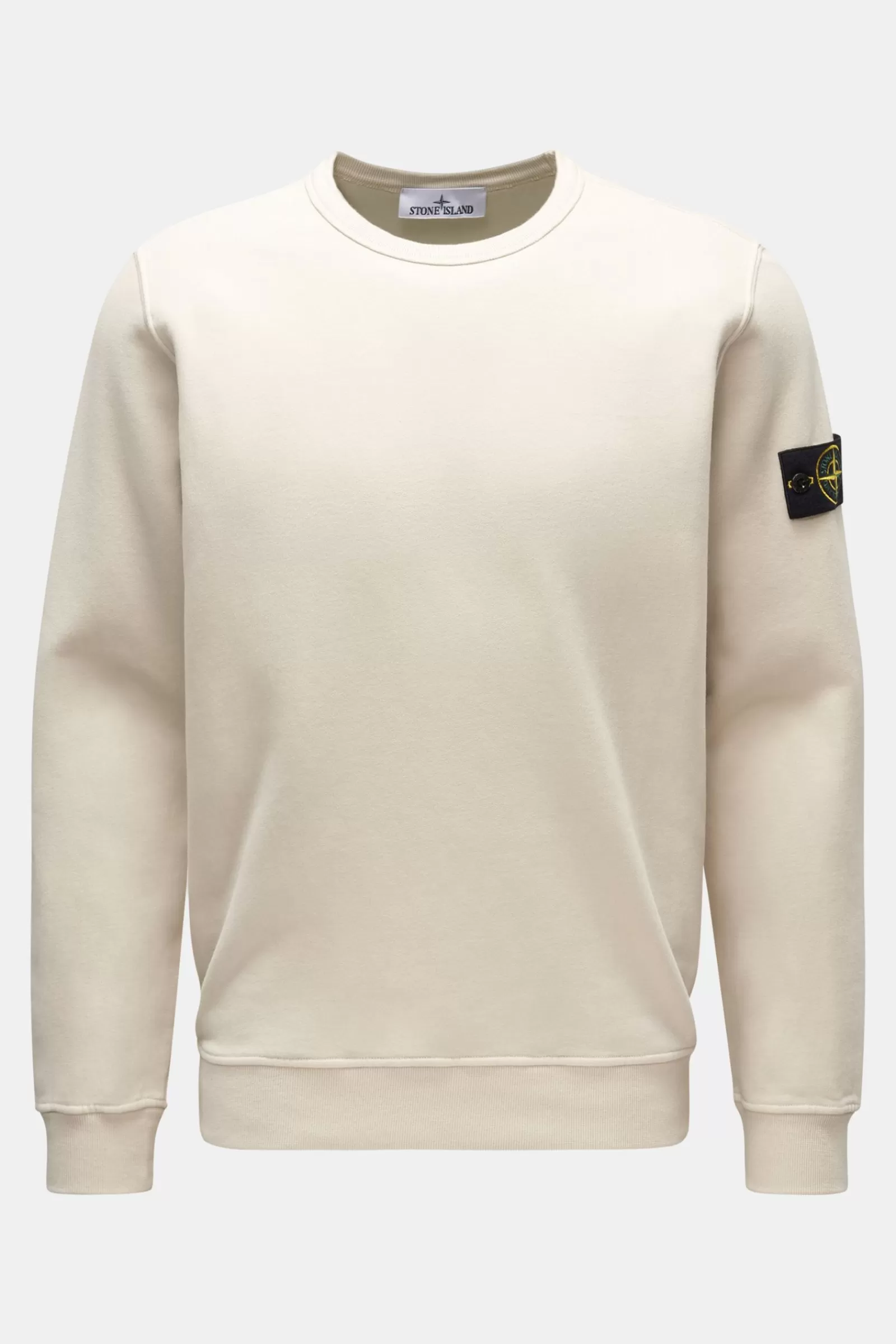 Crew Neck Sweatshirt Beige^Stone Island Hot