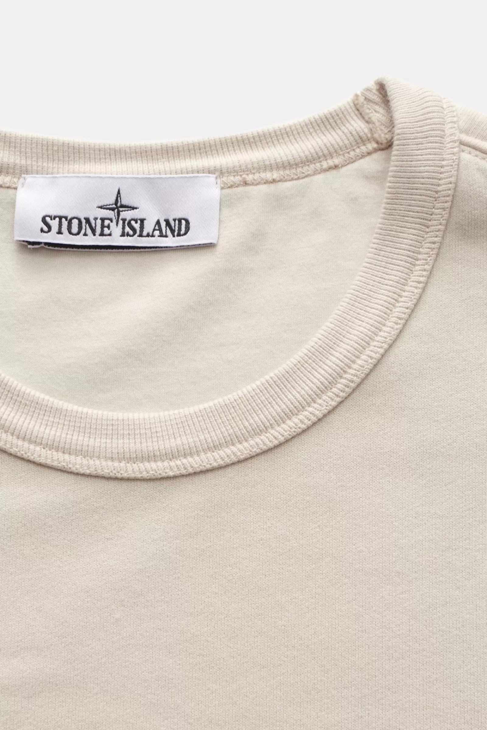 Crew Neck Sweatshirt Beige^Stone Island Hot