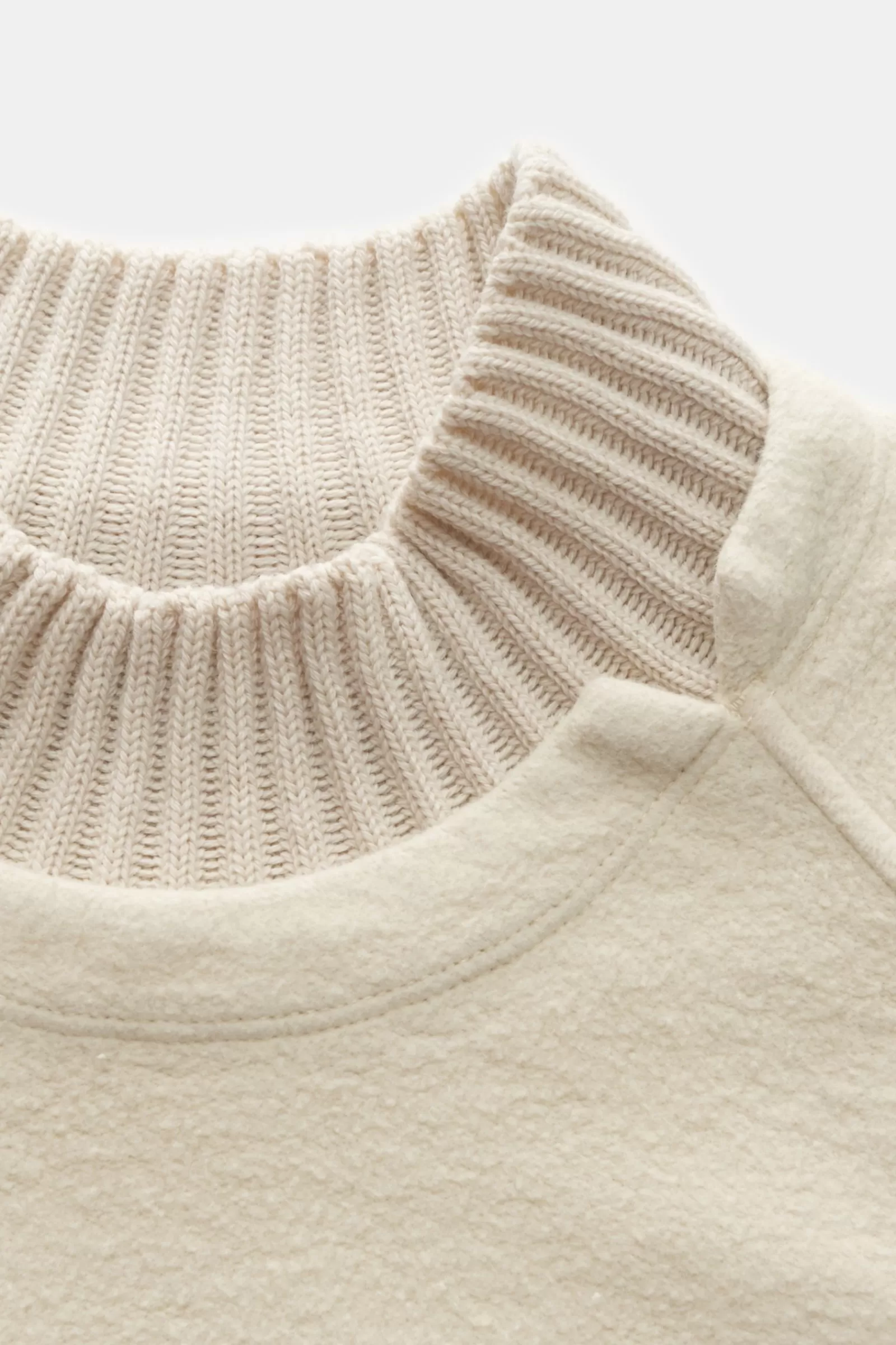 Crew Neck Sweatshirt Cream^Stone Island Hot