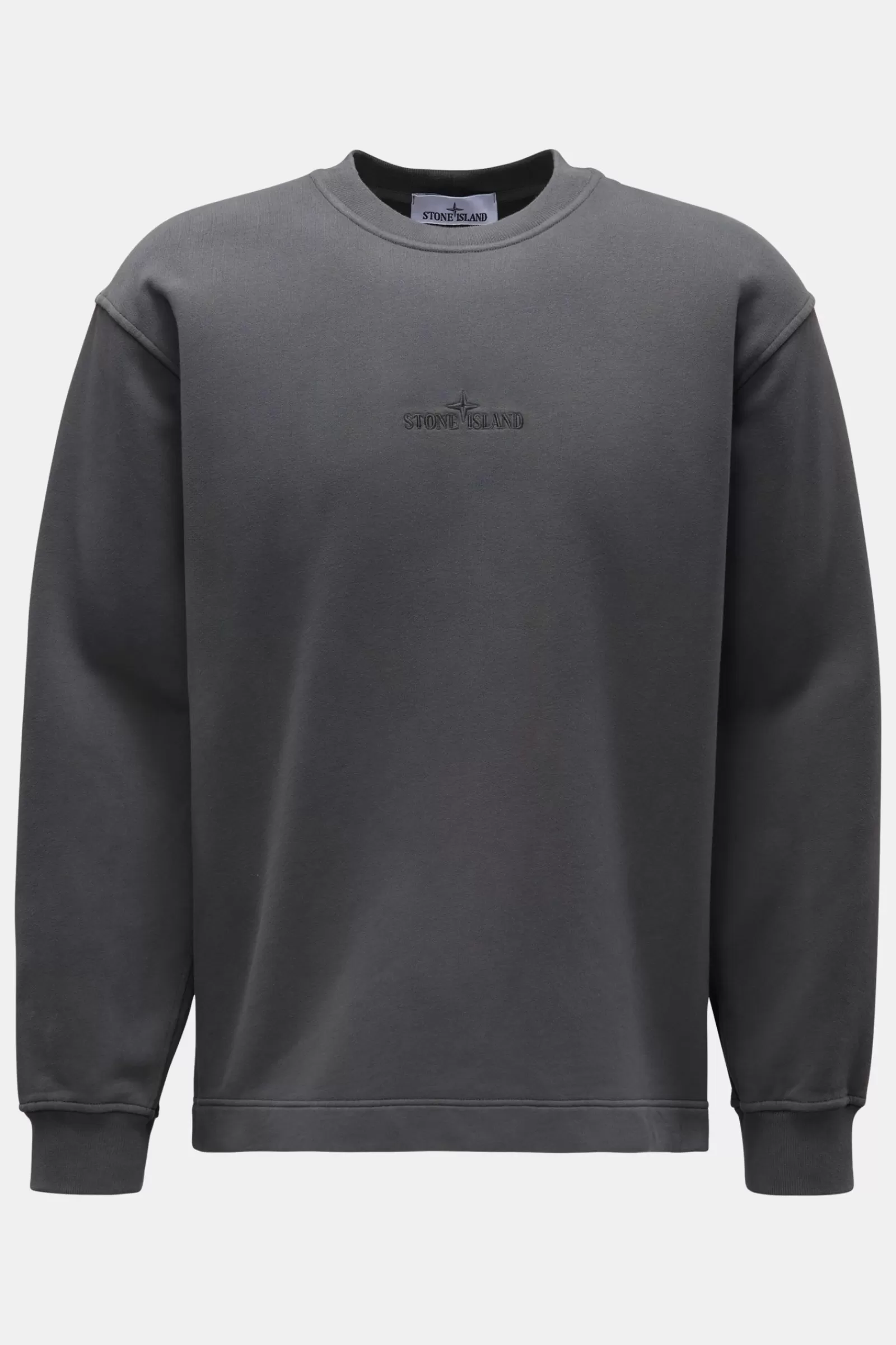 Crew Neck Sweatshirt Dark Grey^Stone Island Shop