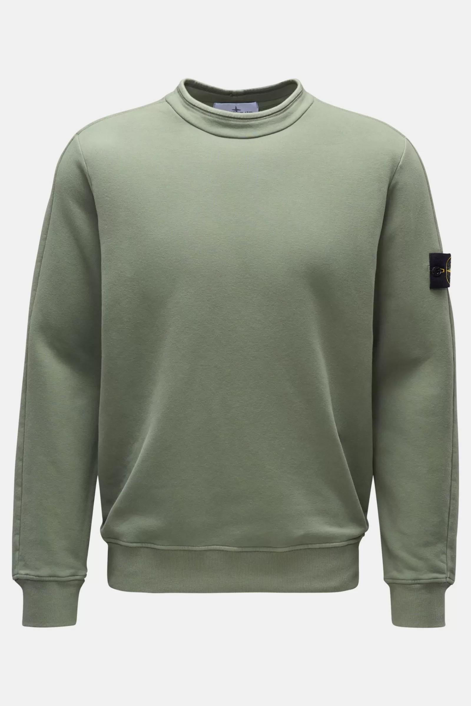 Crew Neck Sweatshirt Grey-Green>Stone Island Hot