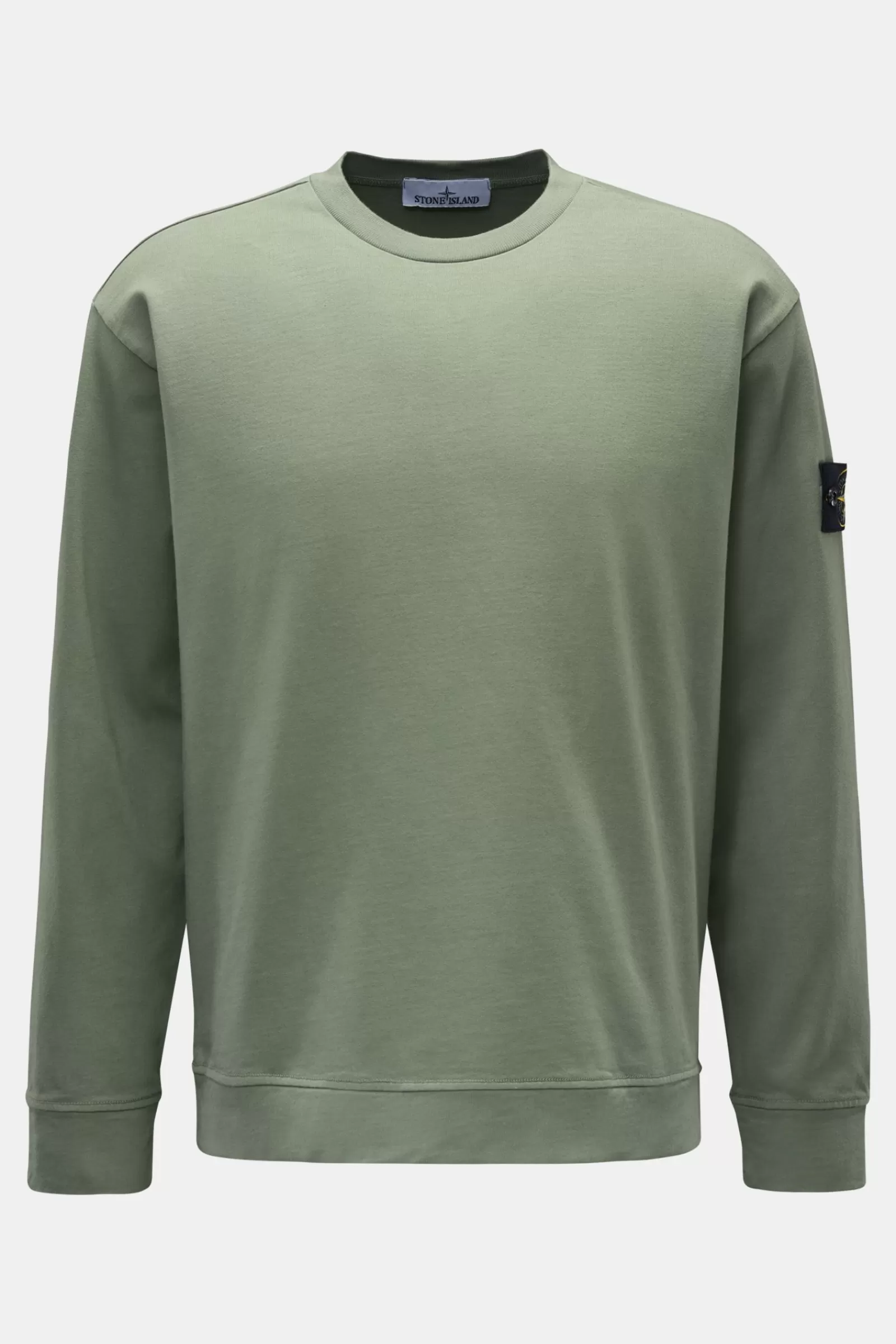 Crew Neck Sweatshirt Grey-Green^Stone Island Online