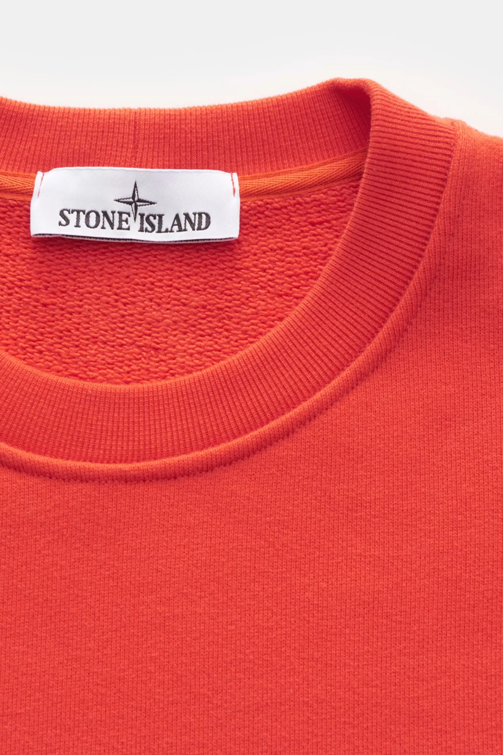 Crew Neck Sweatshirt 'Marina' Orange^Stone Island Clearance