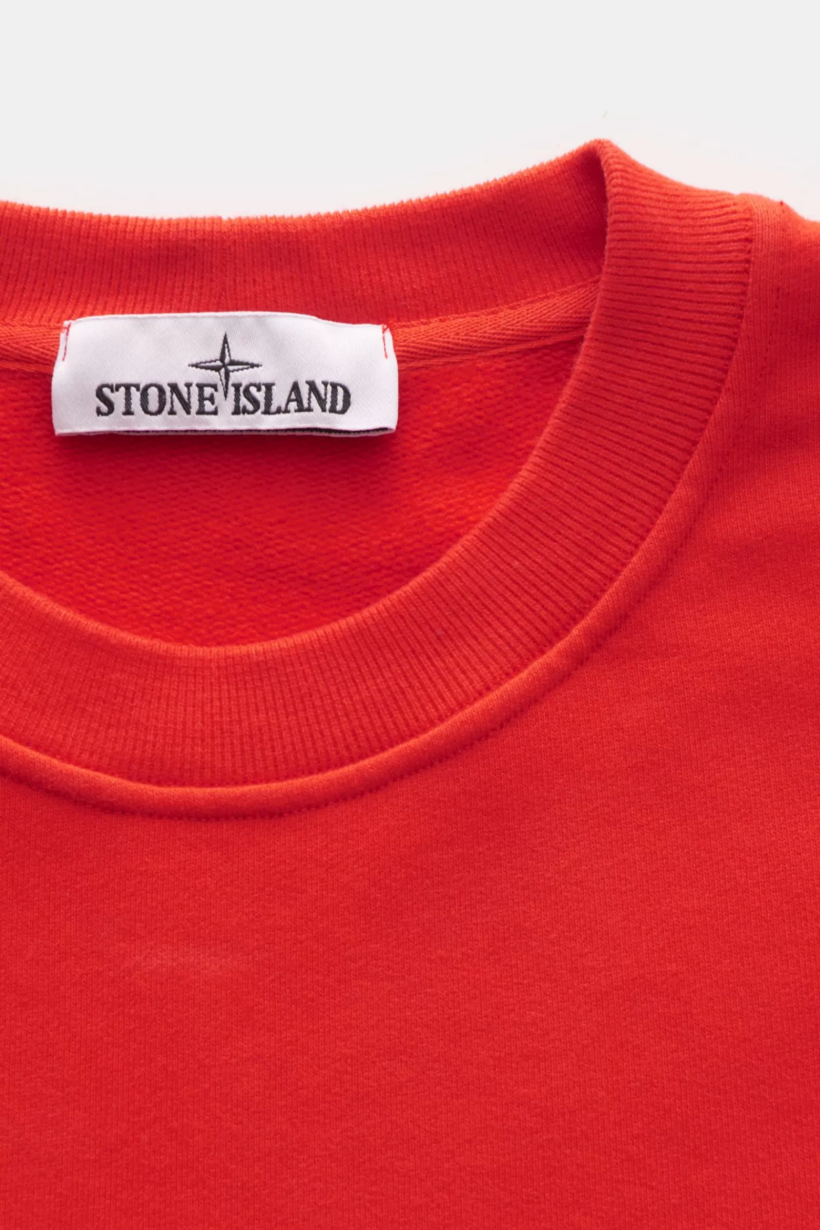 Crew Neck Sweatshirt Orange^Stone Island Shop