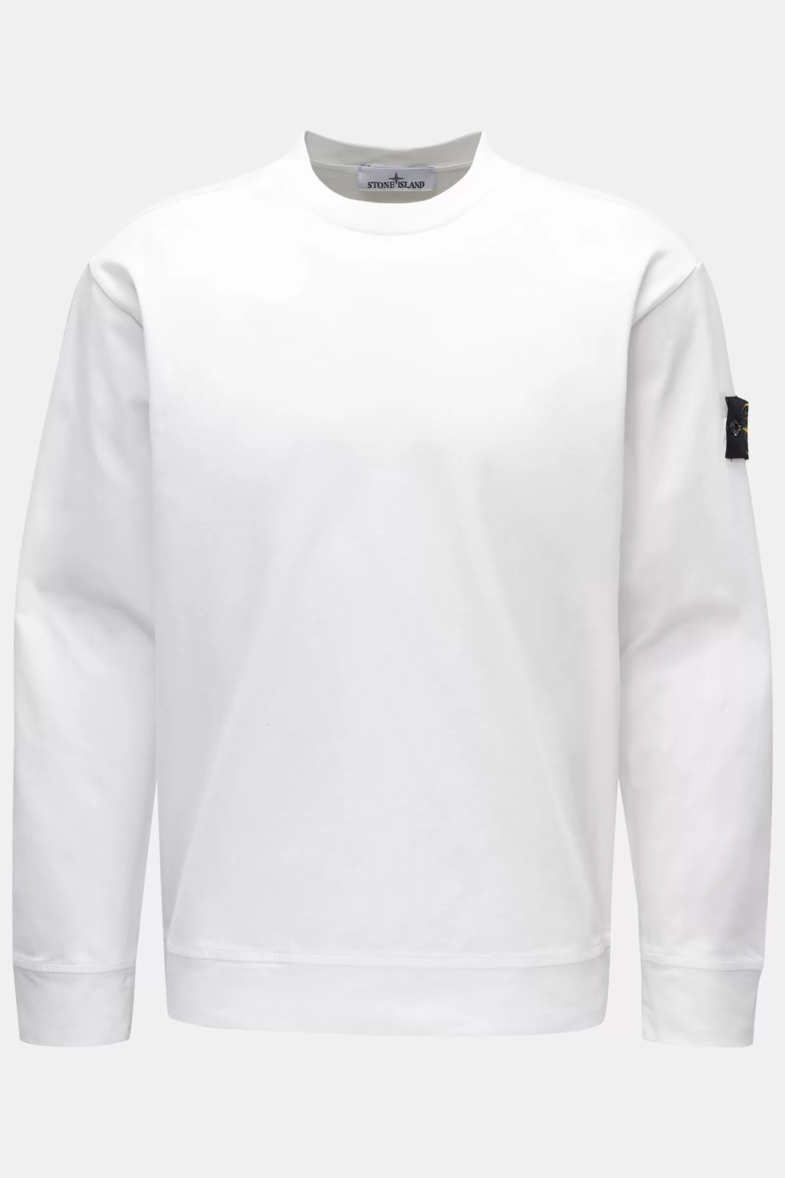 Crew Neck Sweatshirt White^Stone Island Cheap