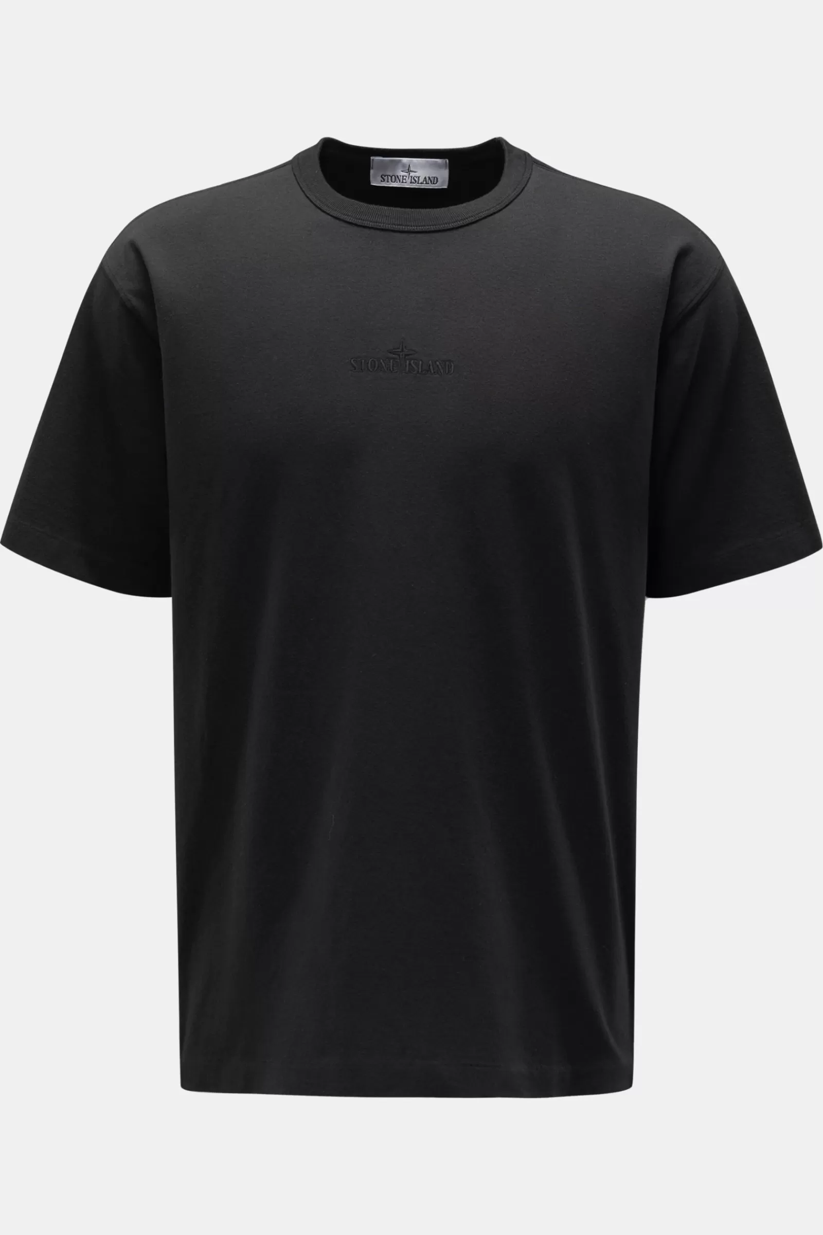 Crew Neck T-Shirt Black>Stone Island Cheap