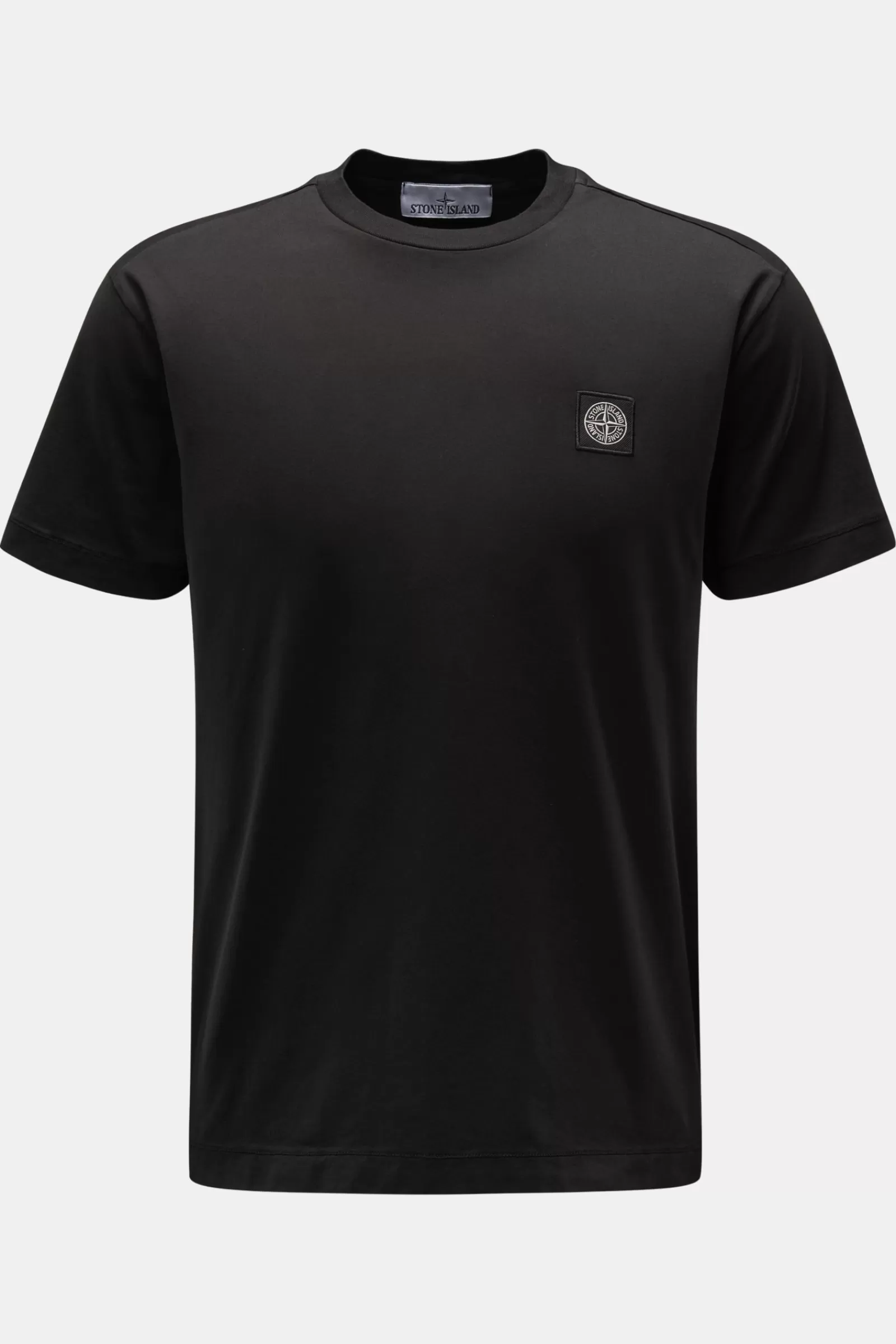 Crew Neck T-Shirt Black>Stone Island Fashion